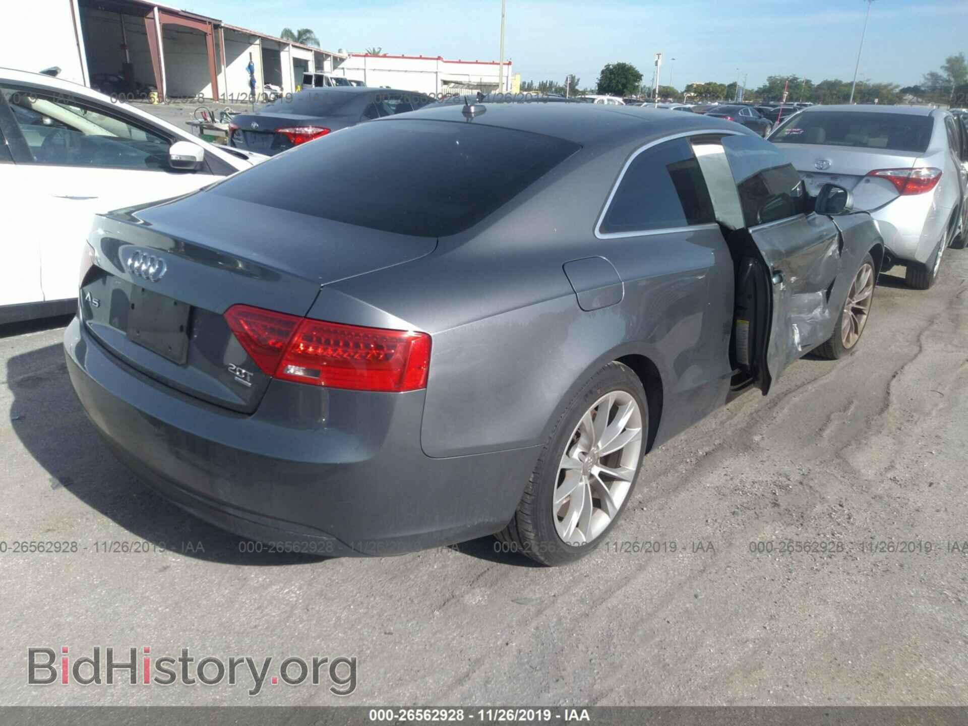 2013 AUDI A5 - VIN: WAUCFAFR8DA004060 - Фото 4