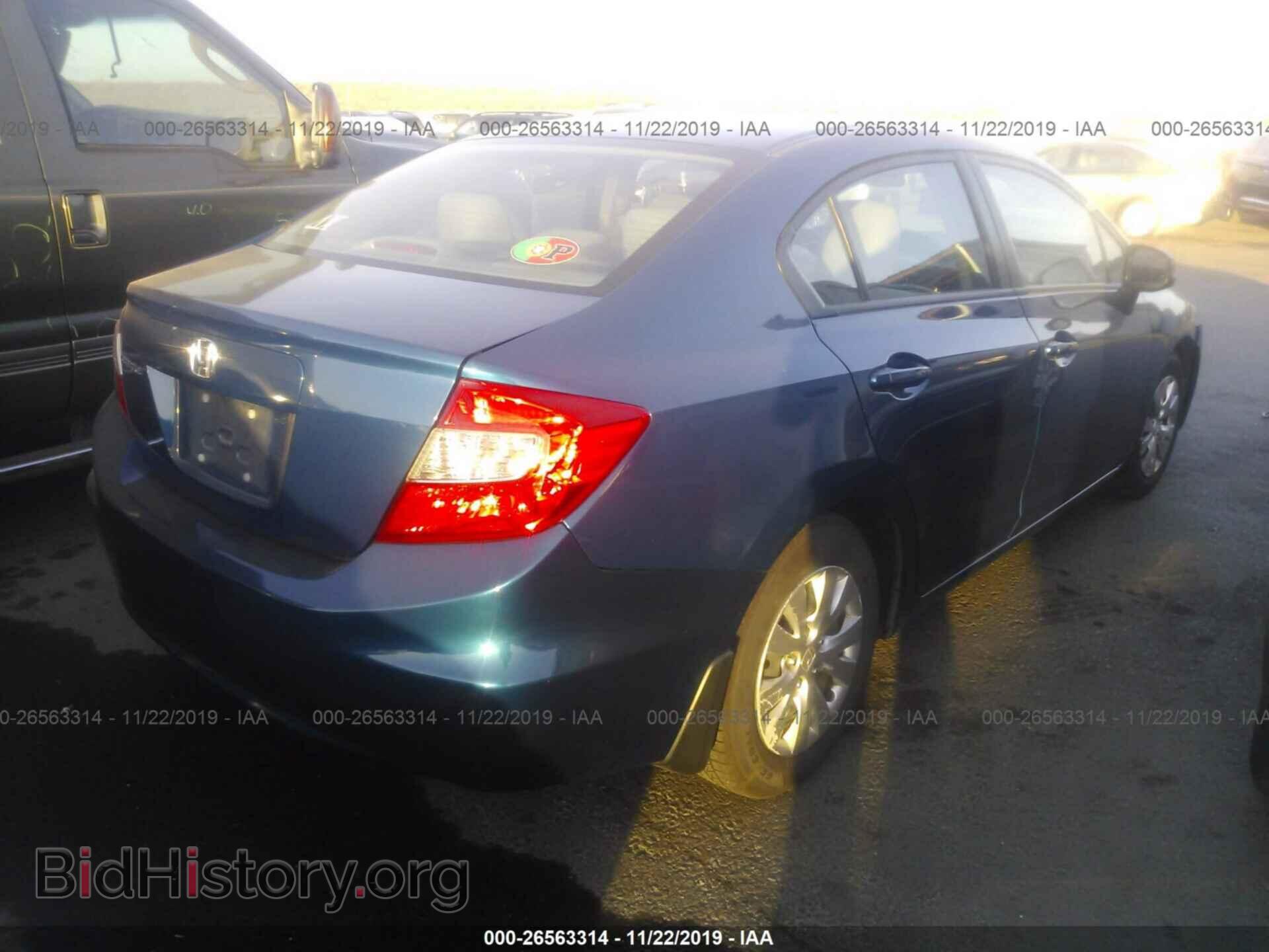 2012 HONDA CIVIC - VIN: 19XFB2F55CE320686 - Фото 4