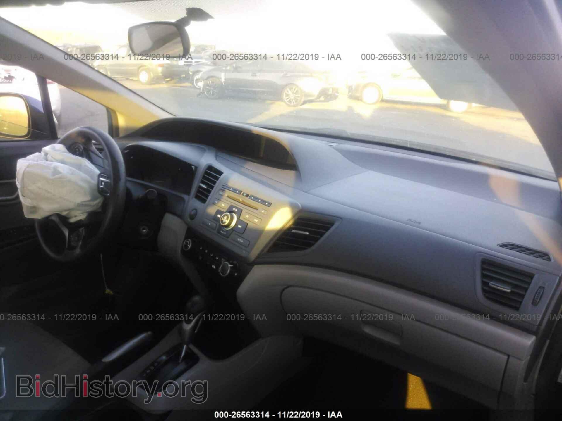2012 HONDA CIVIC - VIN: 19XFB2F55CE320686 - Фото 5