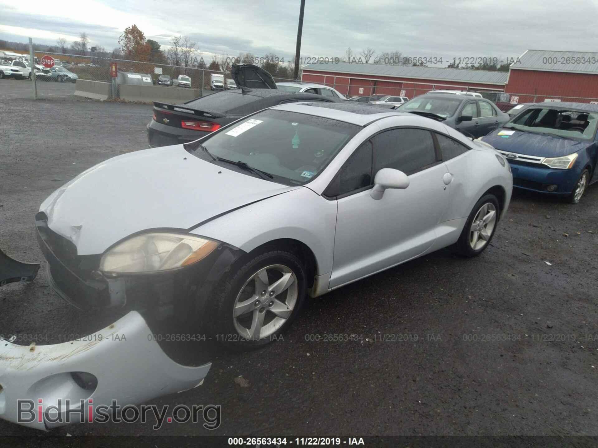 2006 MITSUBISHI ECLIPSE - VIN: 4A3AK24F06E046493 - Фото 2