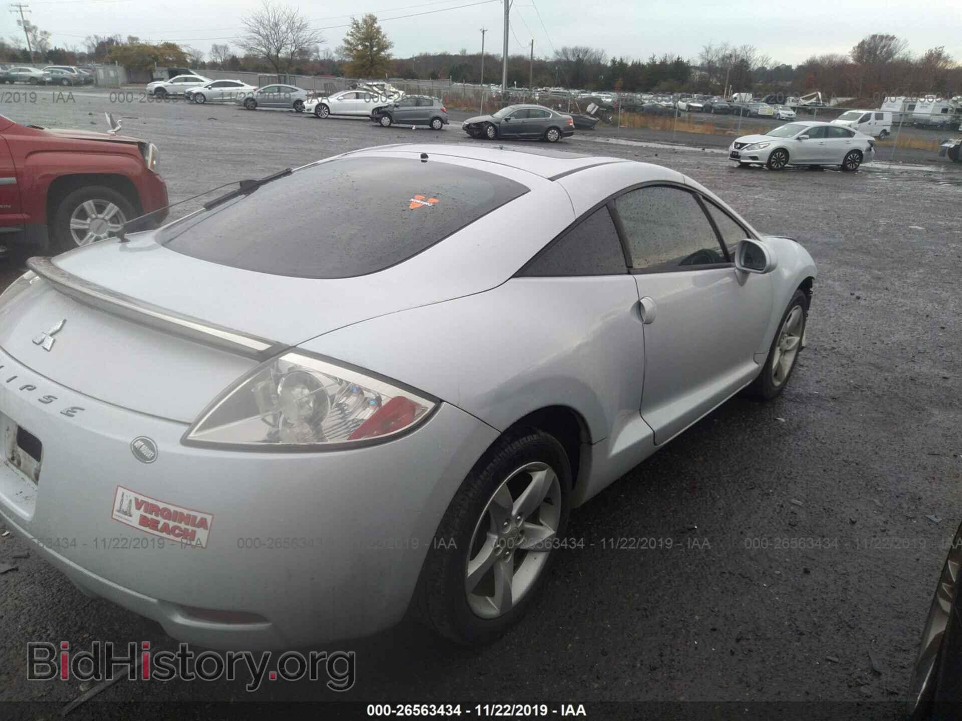 2006 MITSUBISHI ECLIPSE - VIN: 4A3AK24F06E046493 - Фото 4