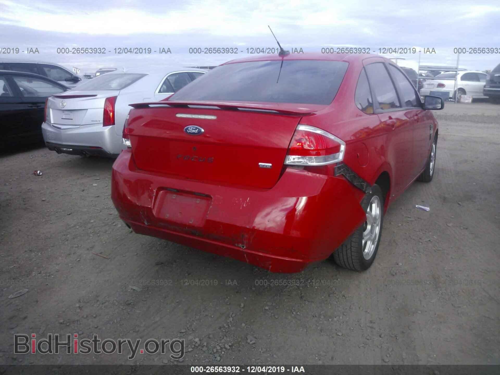 2008 FORD FOCUS - VIN: 1FAHP35N38W155516 - Фото 4