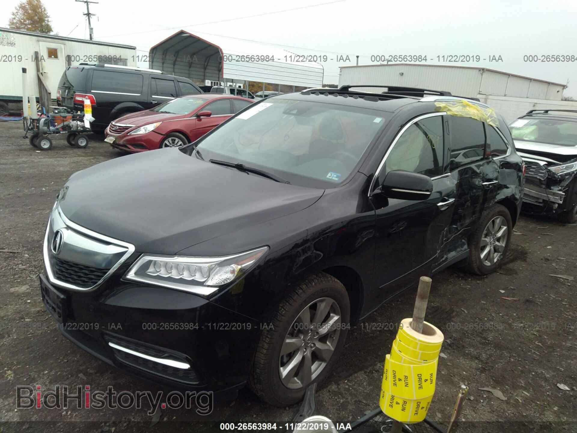 2016 ACURA MDX - VIN: 5FRYD4H99GB006553 - Фото 2