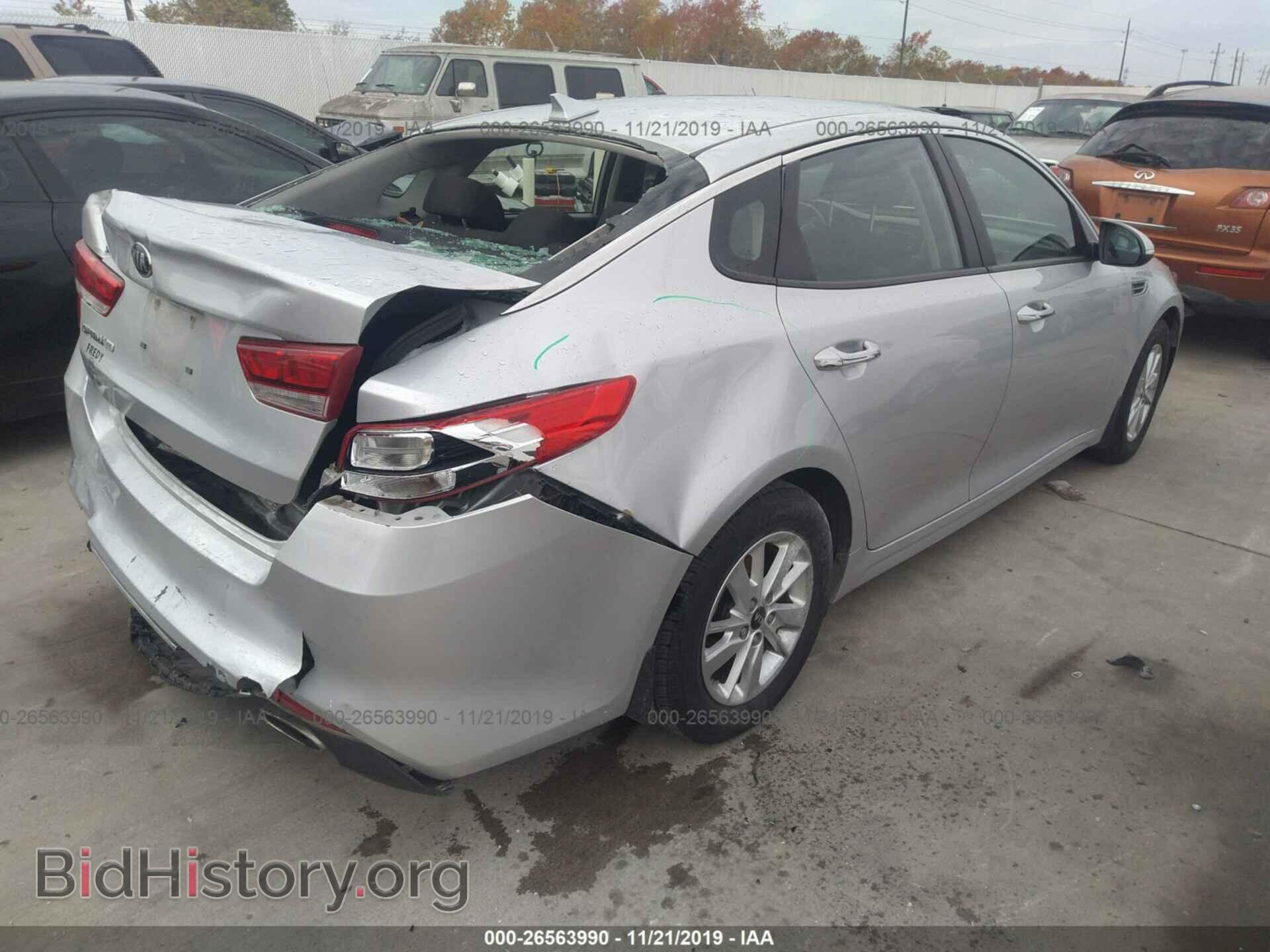 2016 KIA OPTIMA - VIN: KNAGT4L34G5108621 - Photo 4