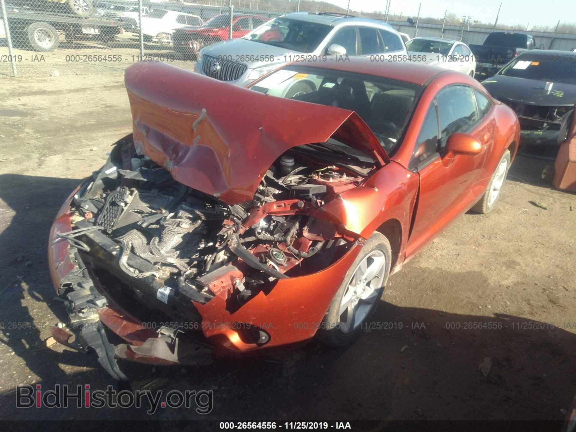 2008 MITSUBISHI ECLIPSE - VIN: 4A3AK24F18E006619 - Фото 2