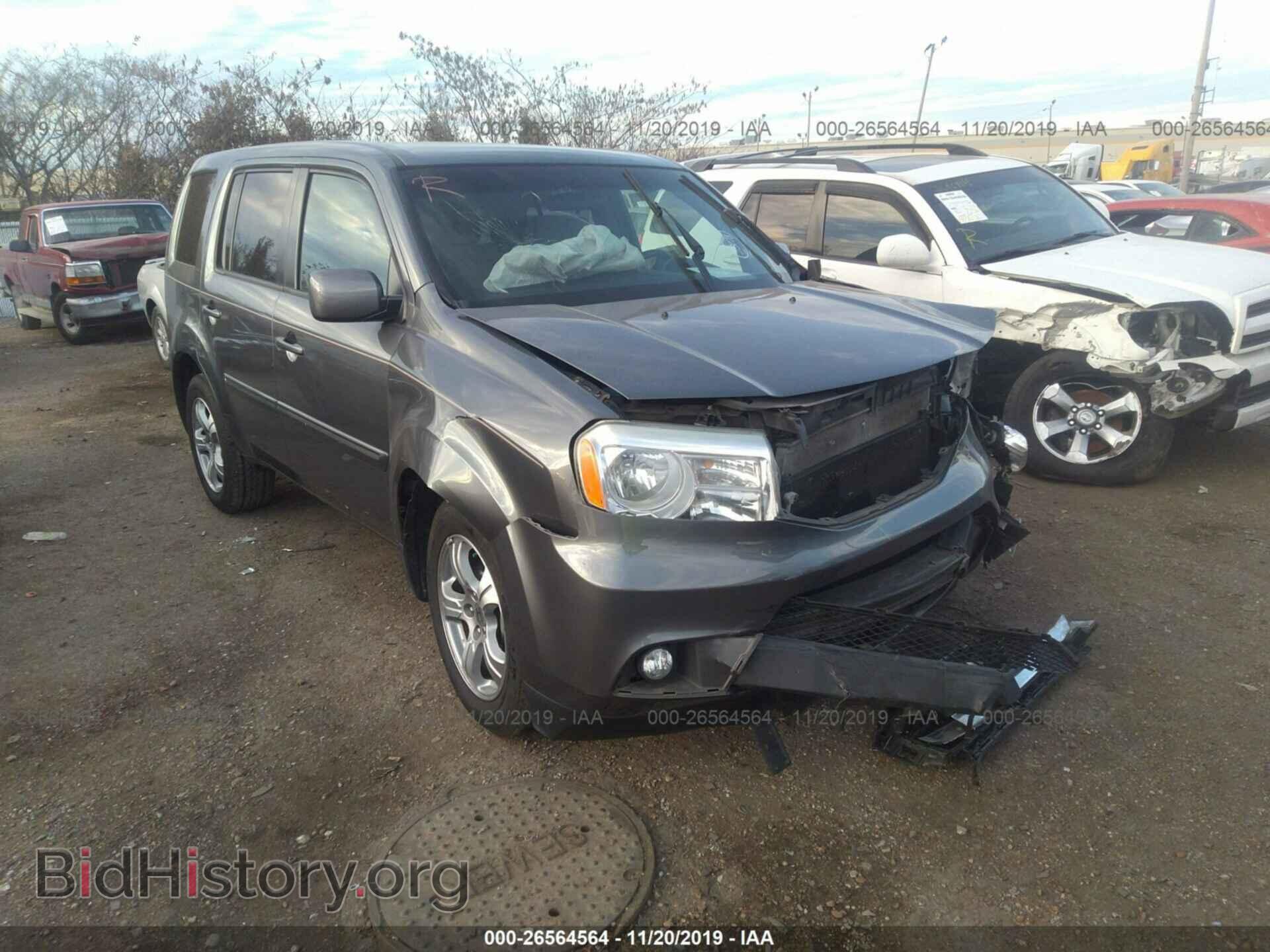 Photo 5FNYF3H45CB006120 - HONDA PILOT 2012
