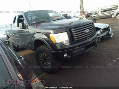 2012 Ford F150 Super Cab, black — VIN 1FTFX1EF4CFB52826, IAAI