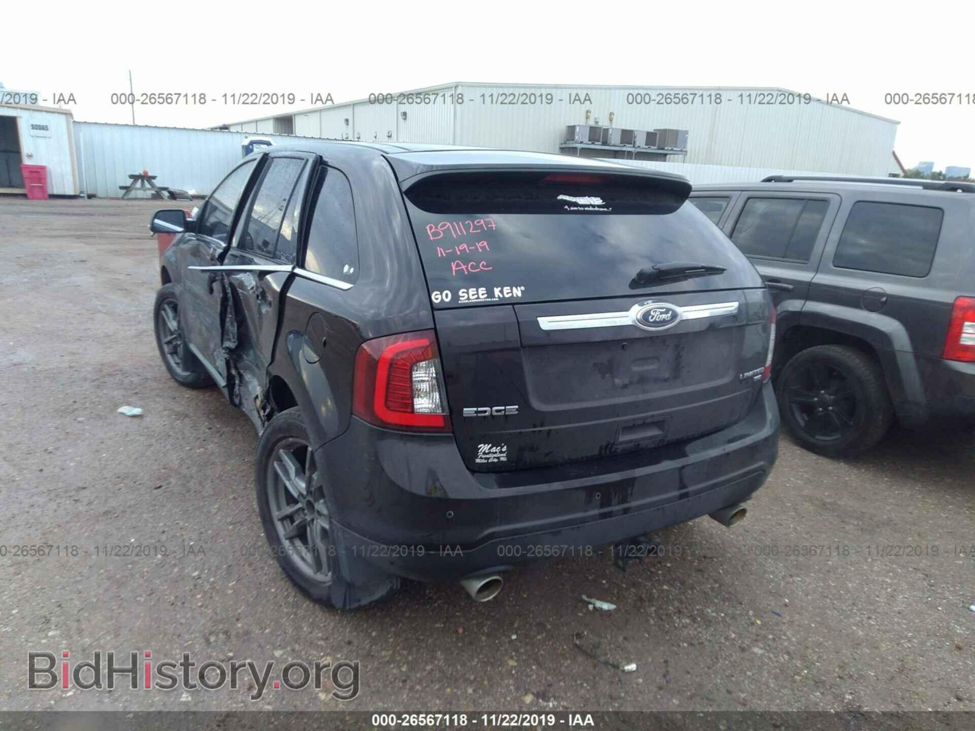 2014 FORD EDGE - VIN: 2FMDK4KC0EBA90990 - Фото 3
