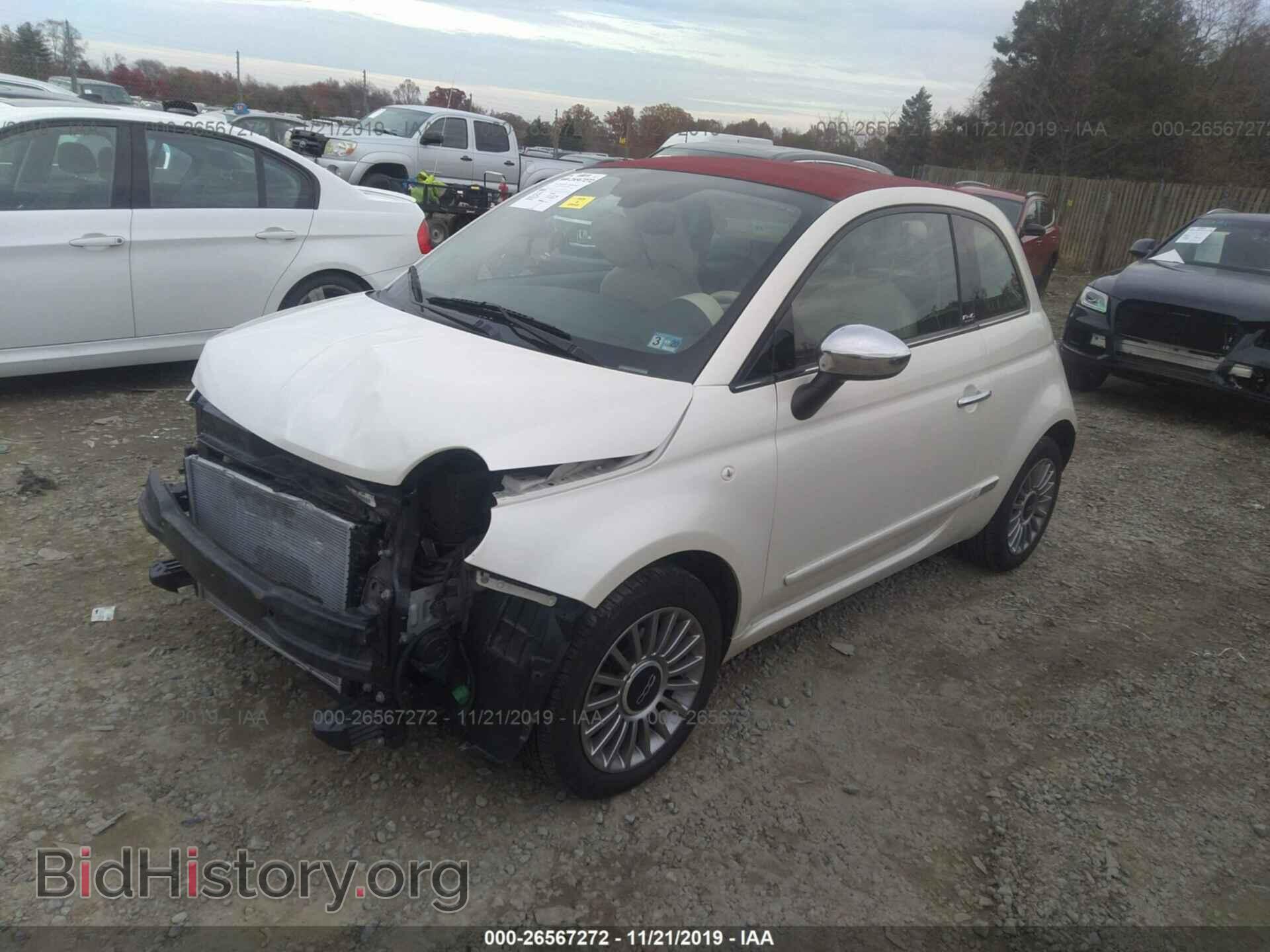 2012 FIAT 500 - VIN: 3C3CFFER2CT360730 - Фото 2