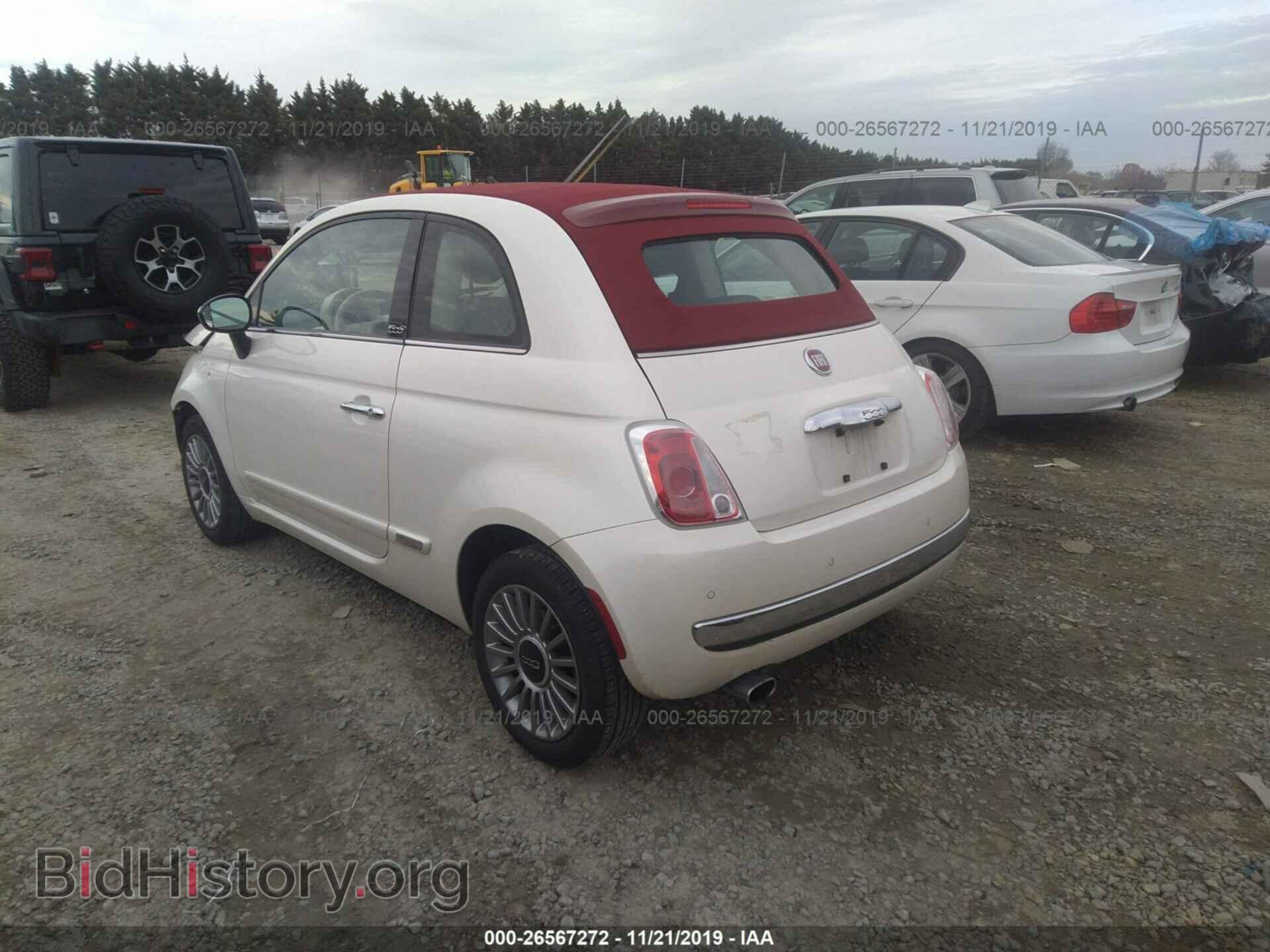 2012 FIAT 500 - VIN: 3C3CFFER2CT360730 - Фото 3