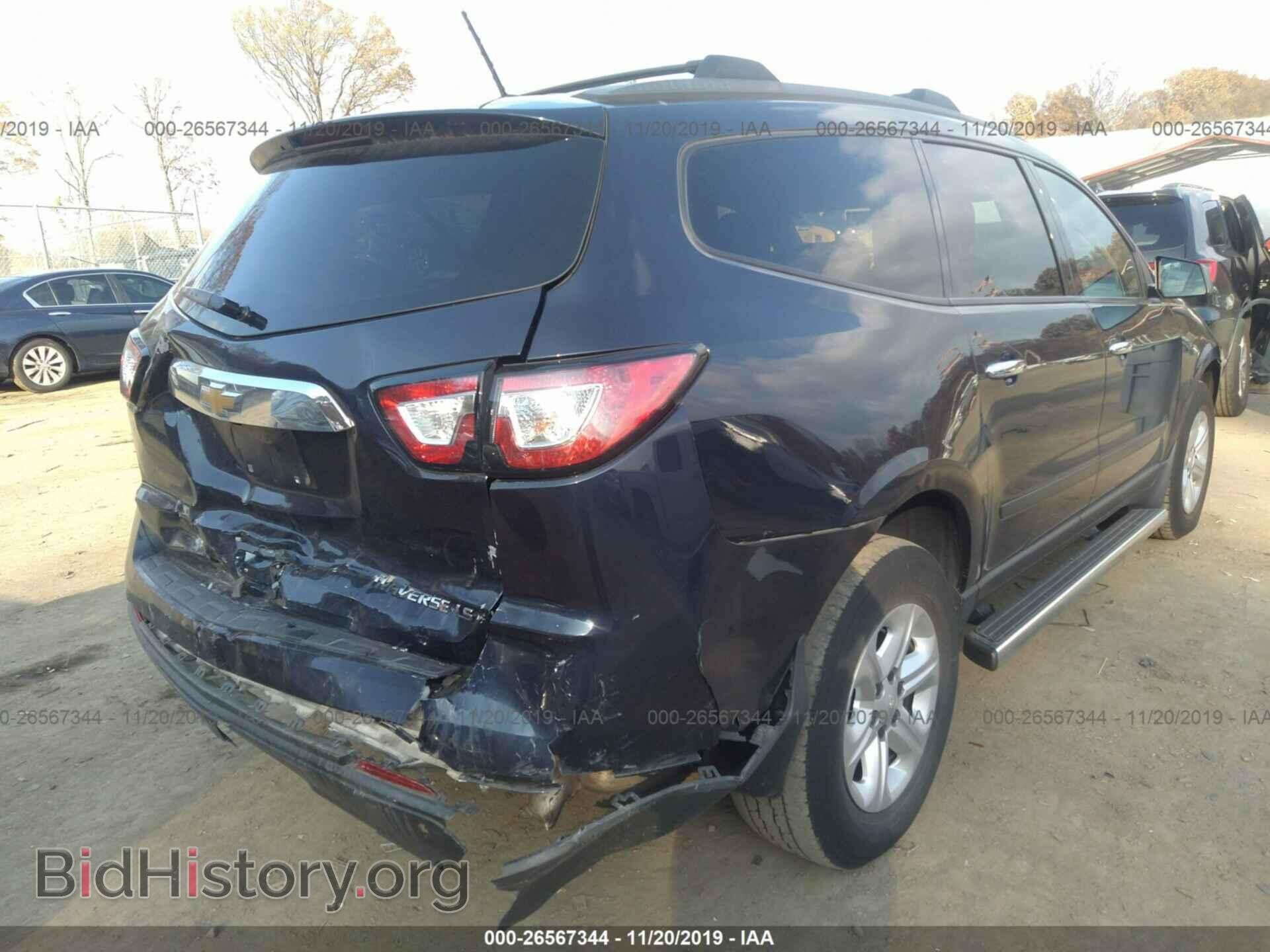 2015 CHEVROLET TRAVERSE - VIN: 1GNKRFED3FJ164575 - Фото 4
