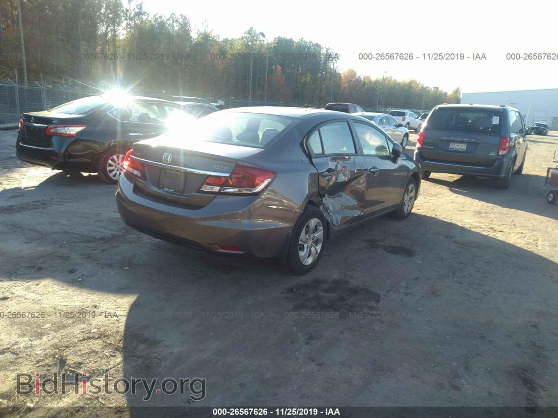 2013 HONDA CIVIC - VIN: 2HGFB2F59DH582282 - Фото 4