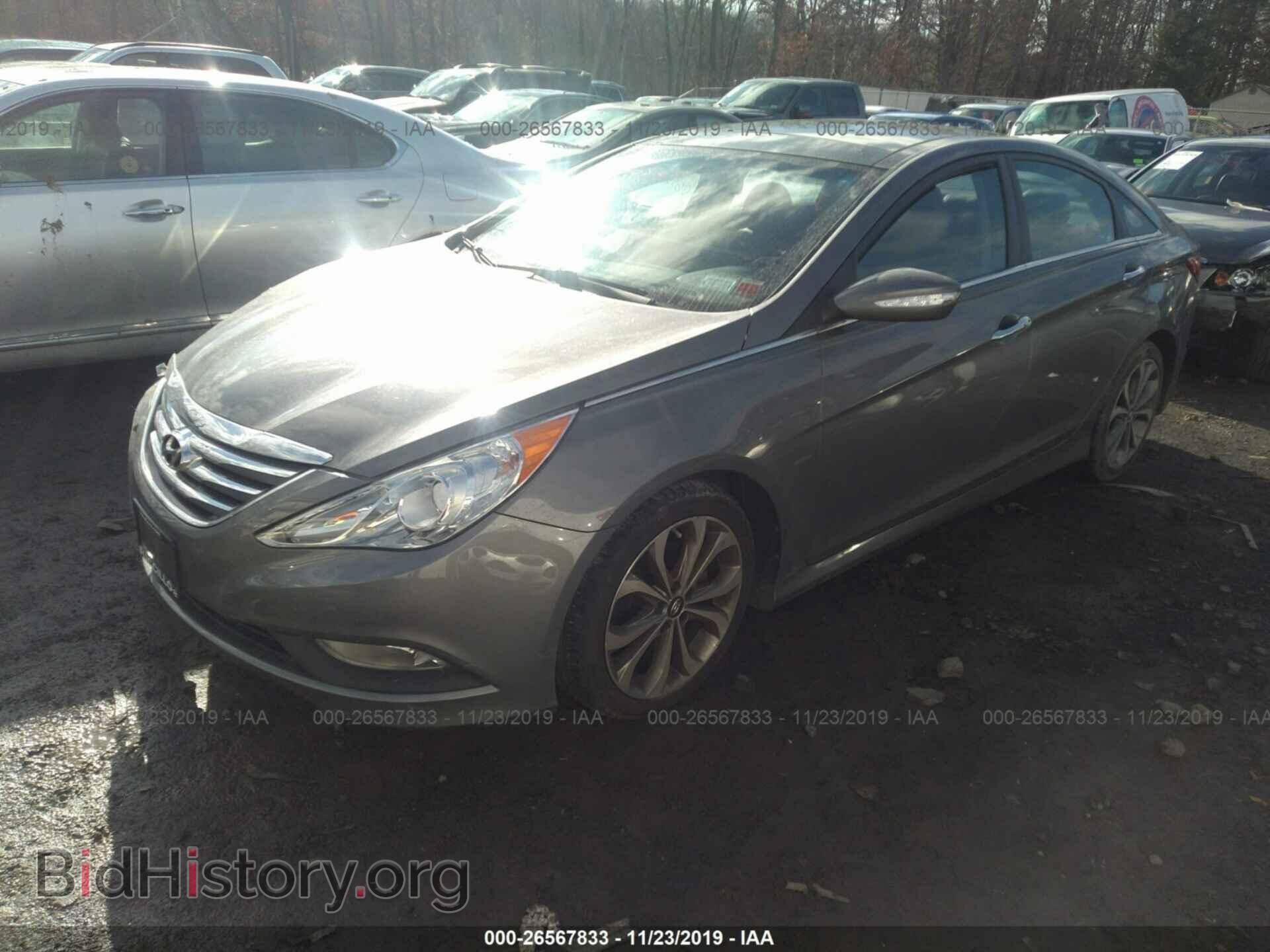 2014 HYUNDAI SONATA - VIN: 5NPEC4AB5EH825952 - Фото 2