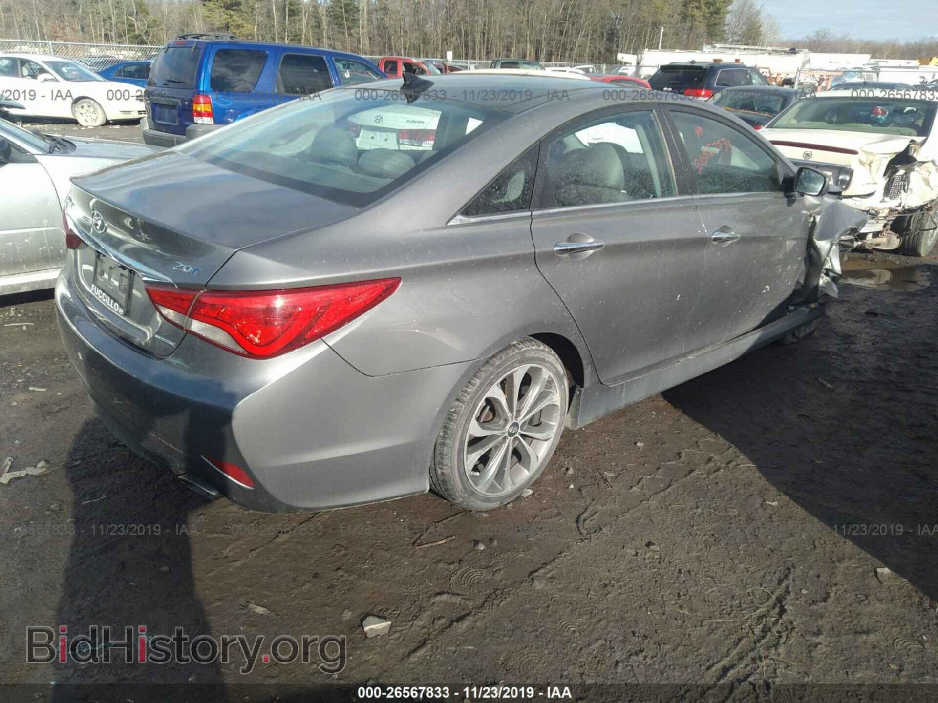 2014 HYUNDAI SONATA - VIN: 5NPEC4AB5EH825952 - Фото 4