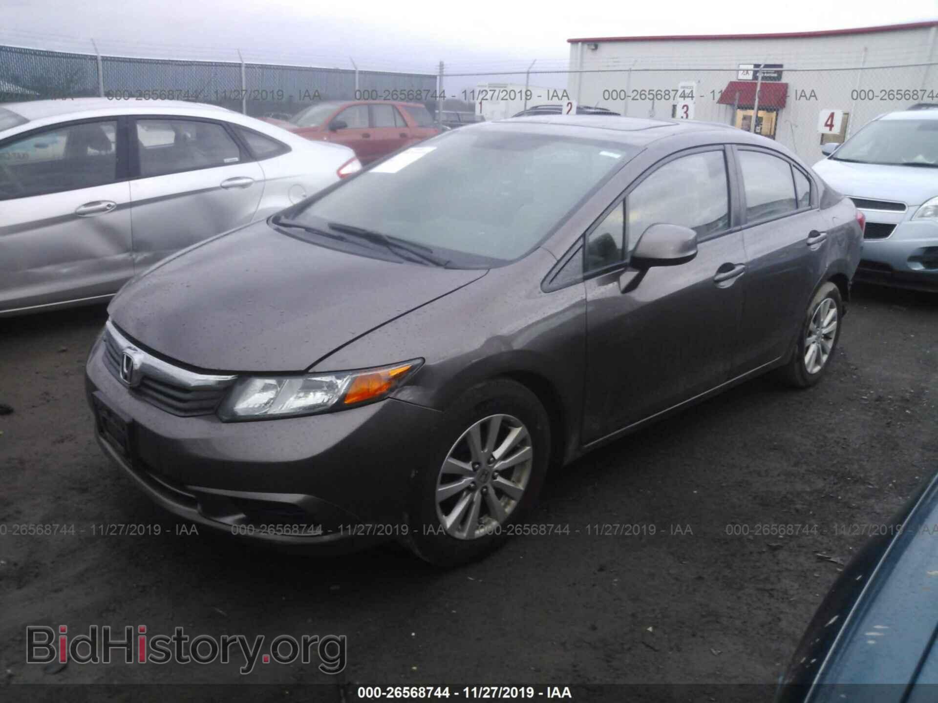 2012 HONDA CIVIC - VIN: 2HGFB2F83CH535046 - Фото 2