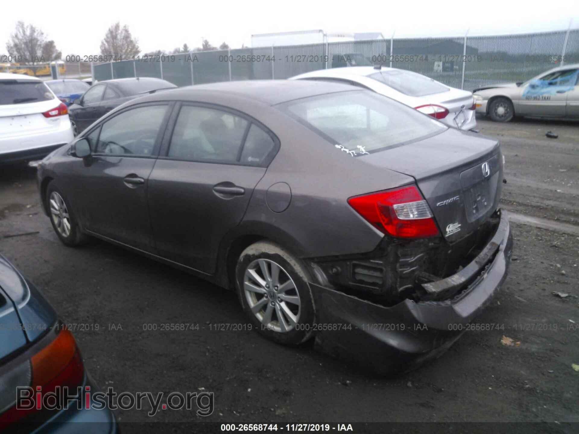2012 HONDA CIVIC - VIN: 2HGFB2F83CH535046 - Фото 3