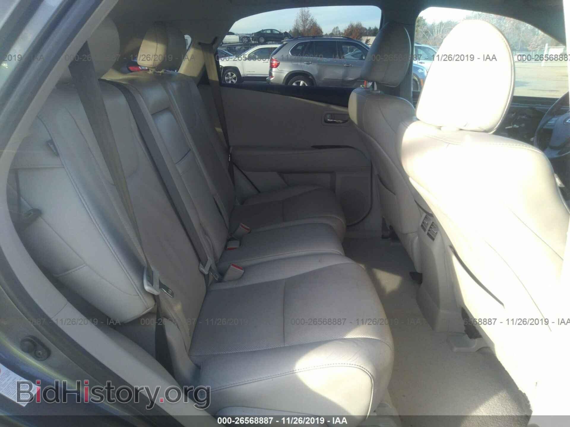 2012 LEXUS RX - VIN: 2T2BK1BA0CC129456 - Photo 8