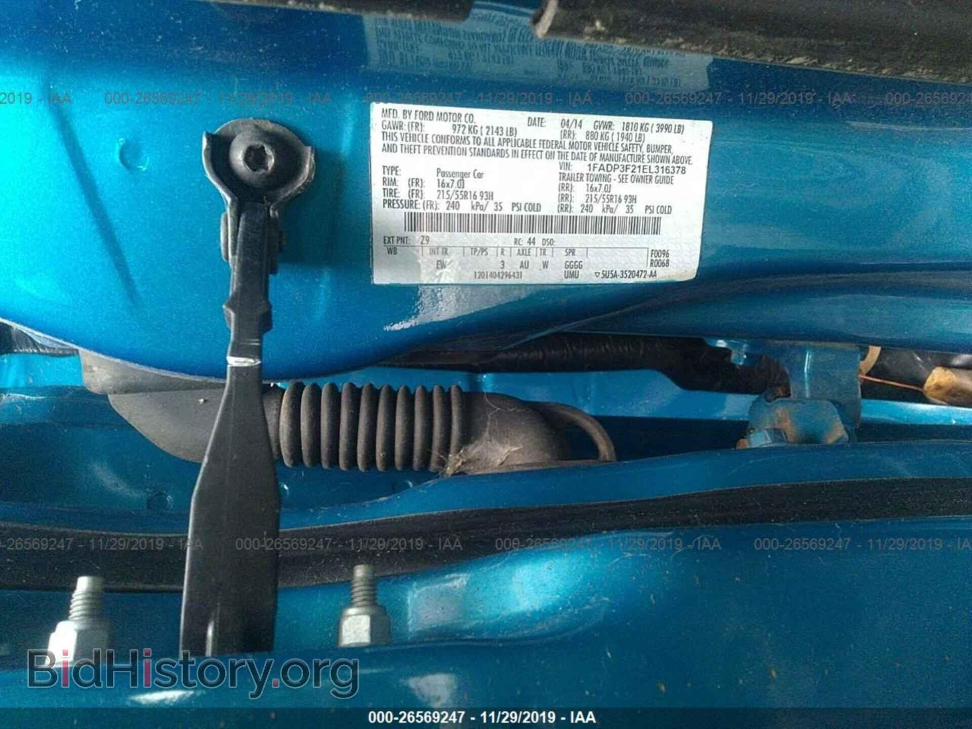 2014 FORD FOCUS - VIN: 1FADP3F21EL316378 - Photo 9