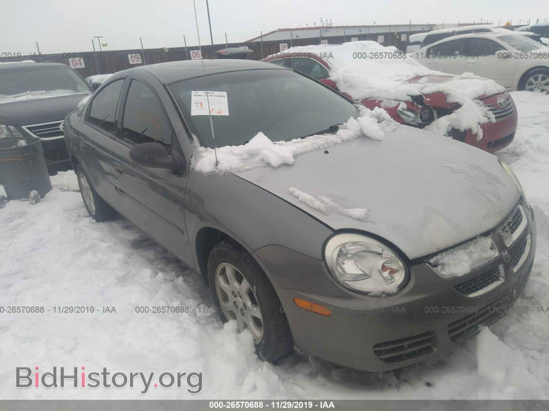 Photo 1B3ES56C25D182493 - DODGE NEON 2005