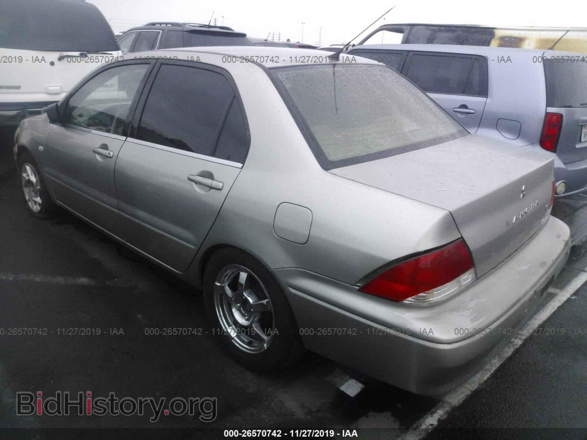 2002 MITSUBISHI LANCER - VIN: JA3AJ26E12U059147 - Фото 3
