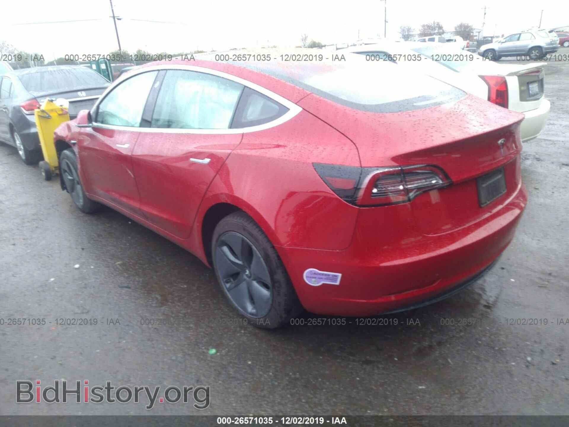 2019 TESLA MODEL 3 - VIN: 5YJ3E1EA2KF325937 - Фото 3