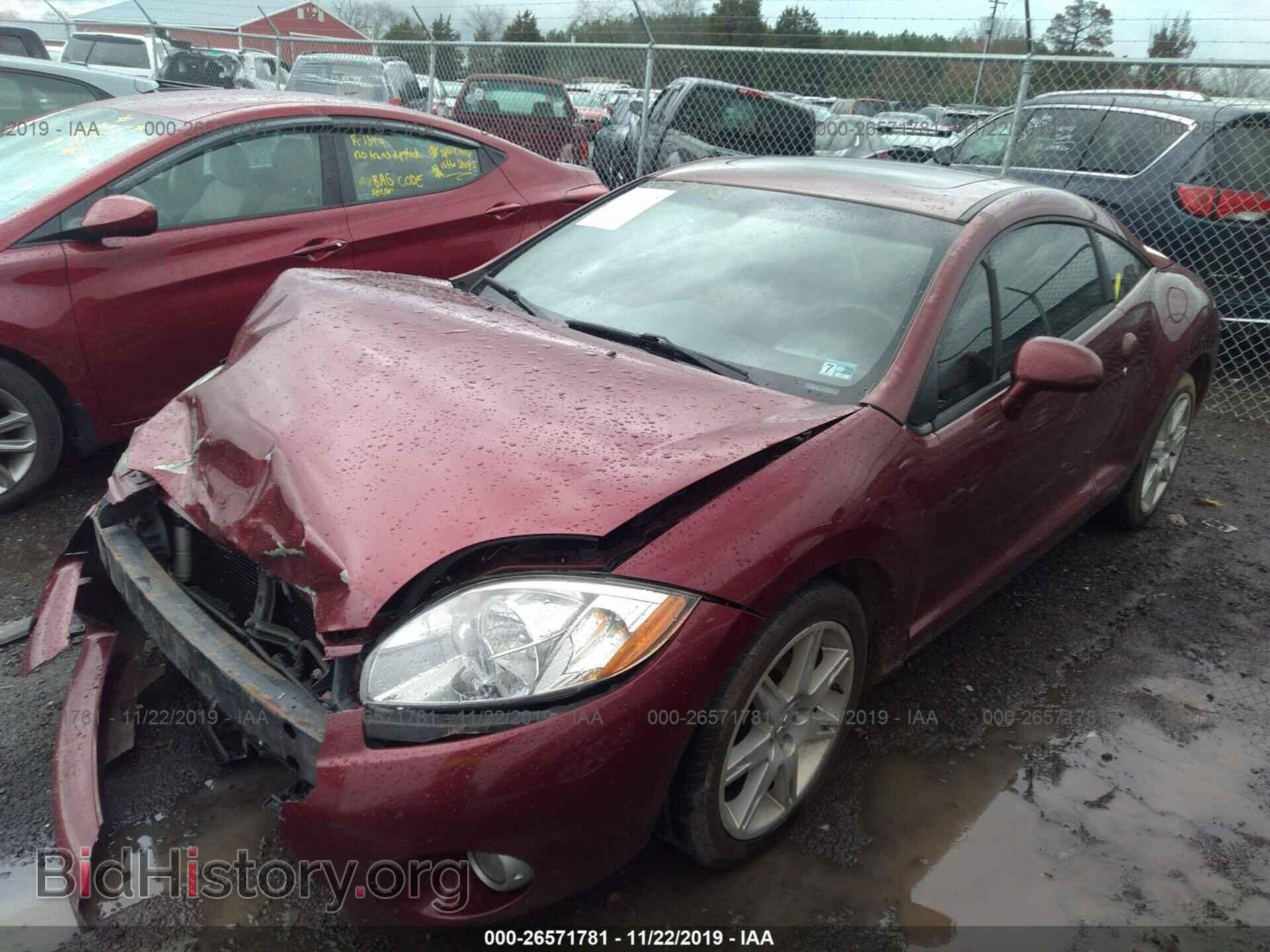 2007 MITSUBISHI ECLIPSE - VIN: 4A3AK34TX7E006872 - Photo 2