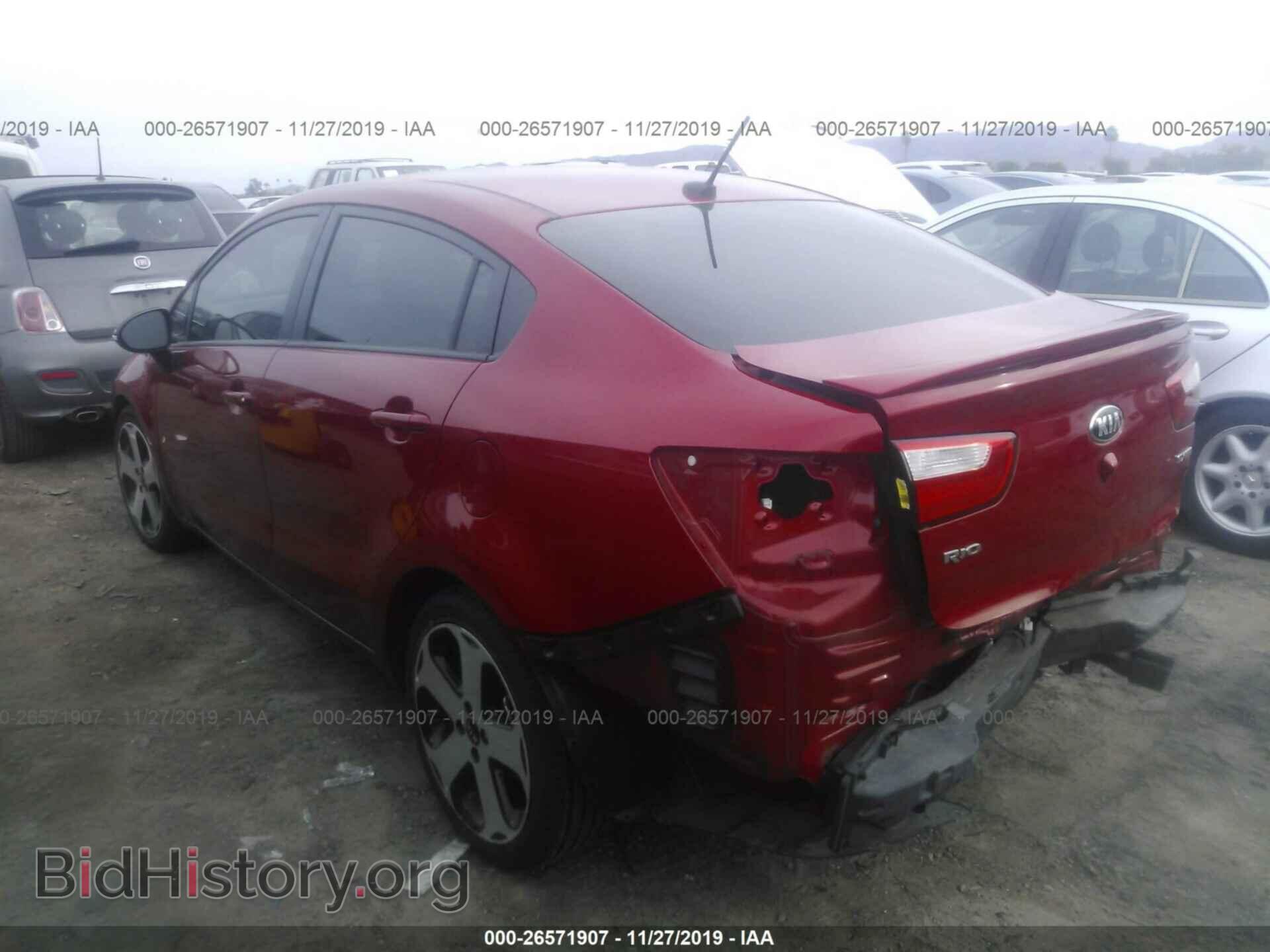 2014 KIA RIO - VIN: KNADN4A33E6398423 - Фото 3