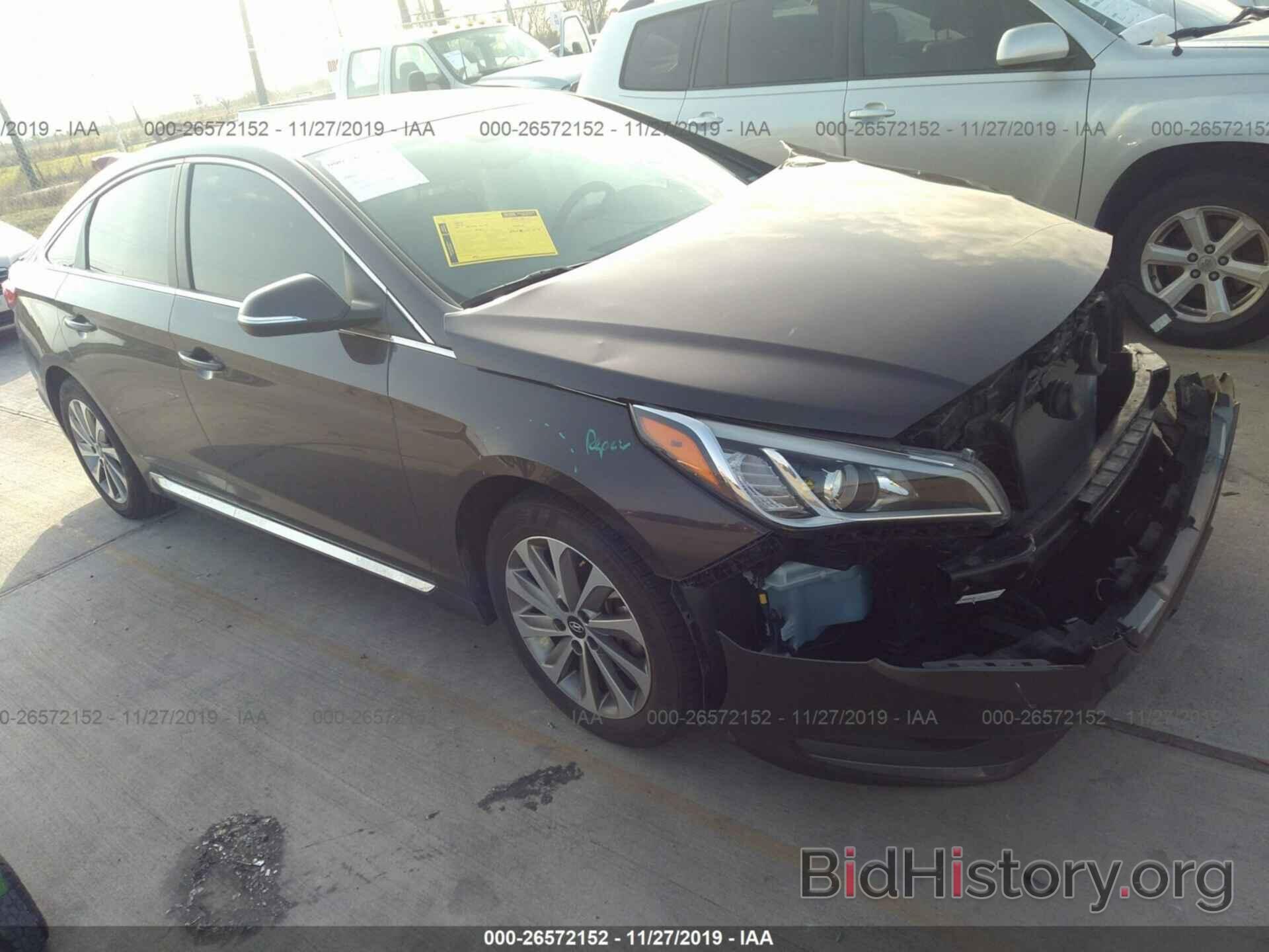 Photo 5NPE34AF2HH551925 - HYUNDAI SONATA 2017