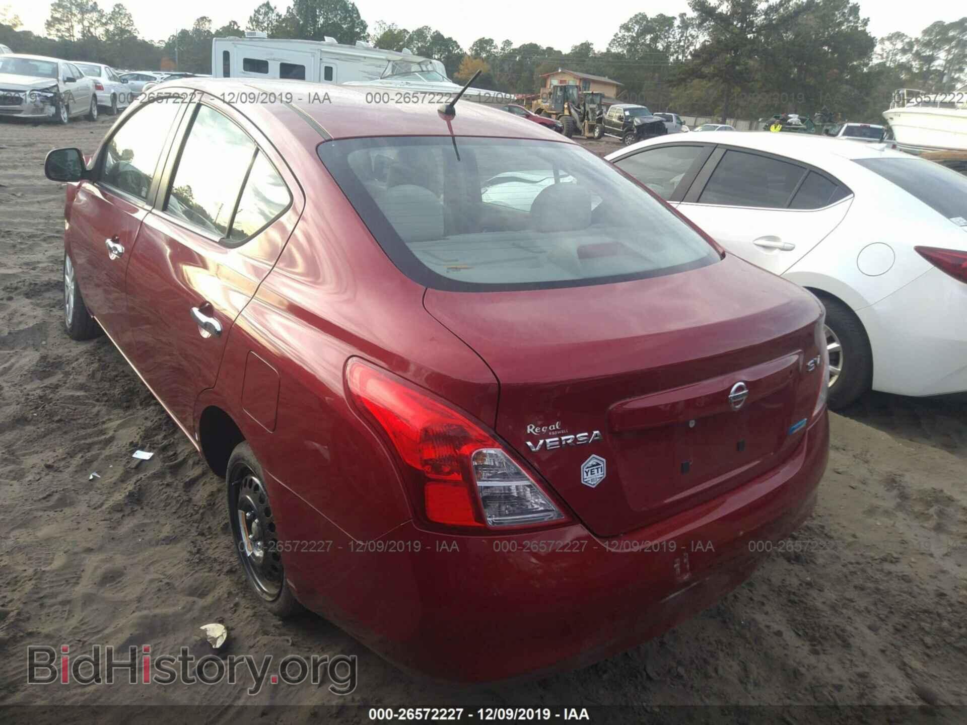 2012 NISSAN VERSA - VIN: 3N1CN7AP7CL814577 - Фото 3