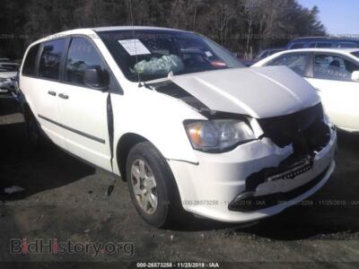 2012 Dodge RAM VAN, белый — VIN 2C4RDGAG3CR265697, IAAI
