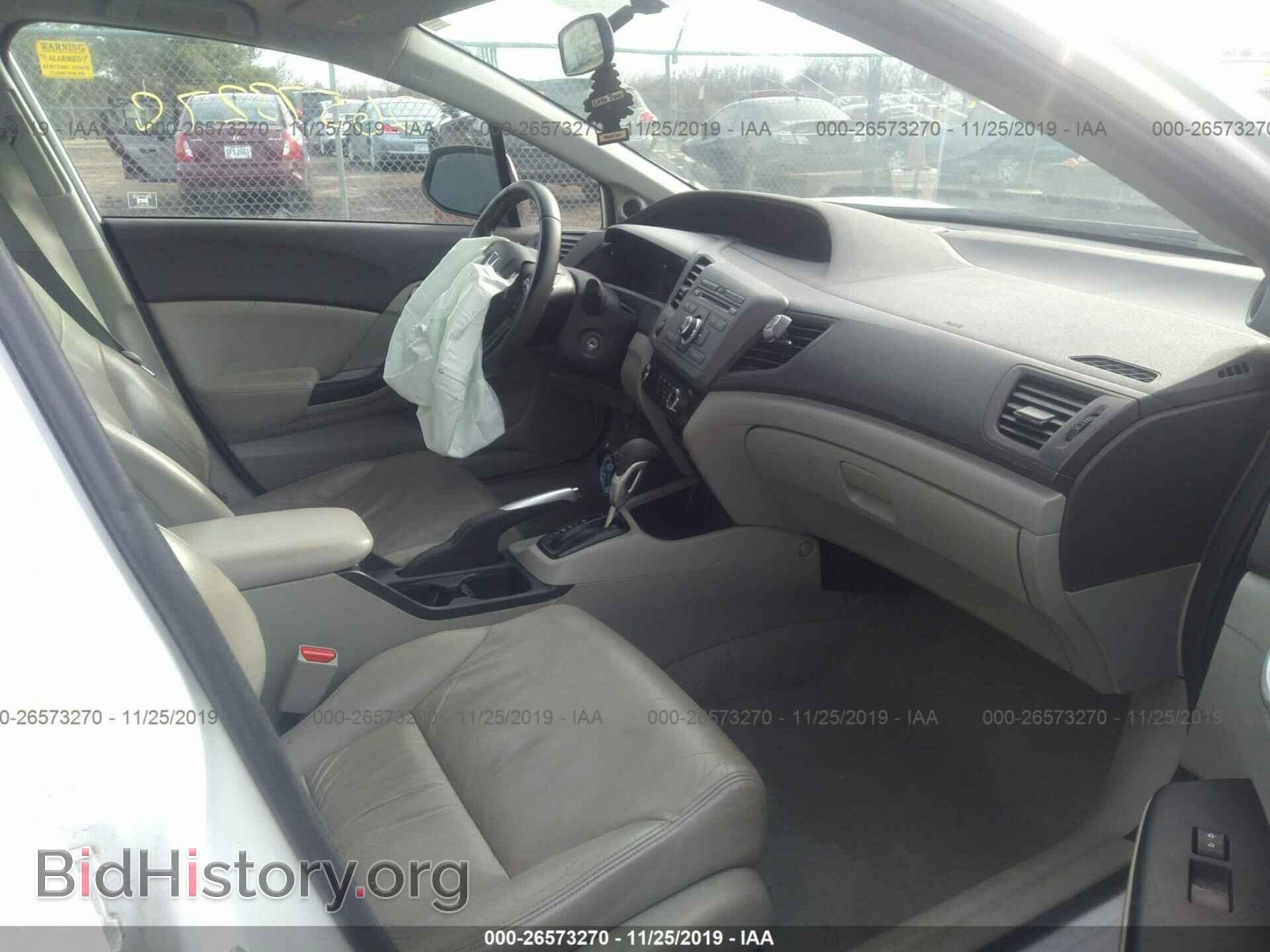 2012 HONDA CIVIC - VIN: 19XFB2F92CE047709 - Фото 5
