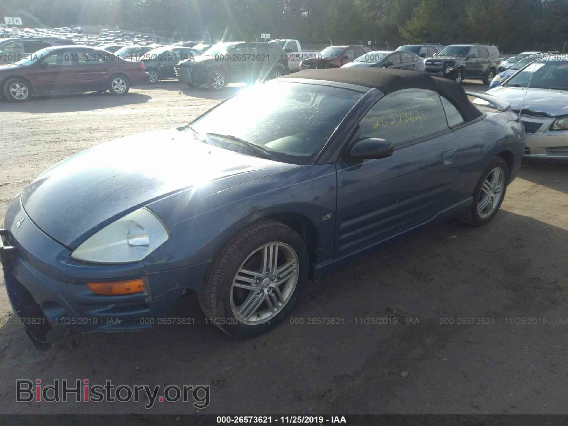 2003 MITSUBISHI ECLIPSE - VIN: 4A3AE55H83E101549 - Photo 2