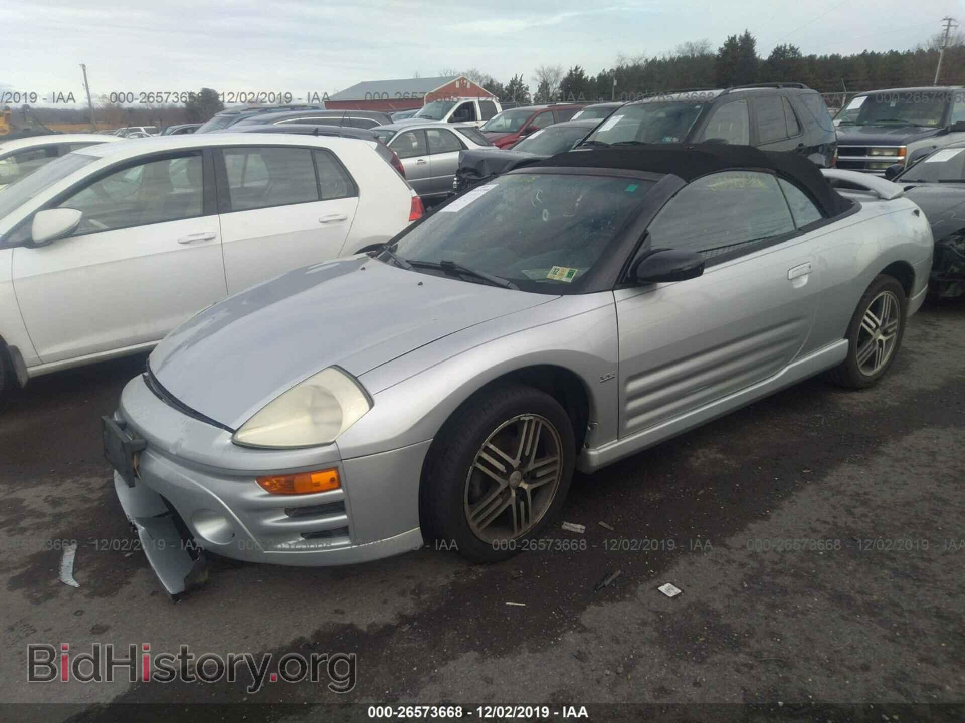 2003 MITSUBISHI ECLIPSE - VIN: 4A3AE75H43E110857 - Photo 2