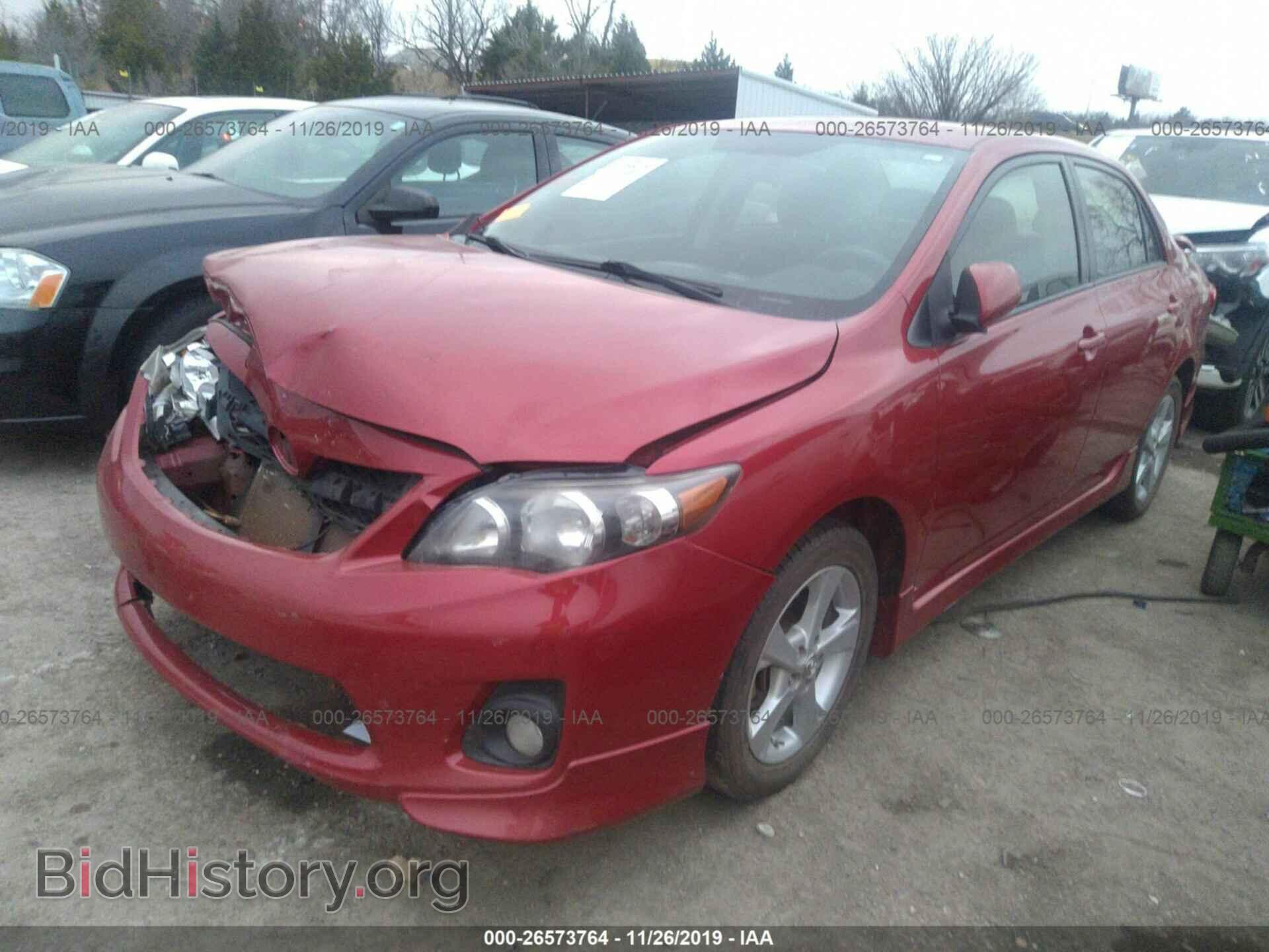 2011 TOYOTA COROLLA - VIN: 2T1BU4EE2BC678623 - Фото 2