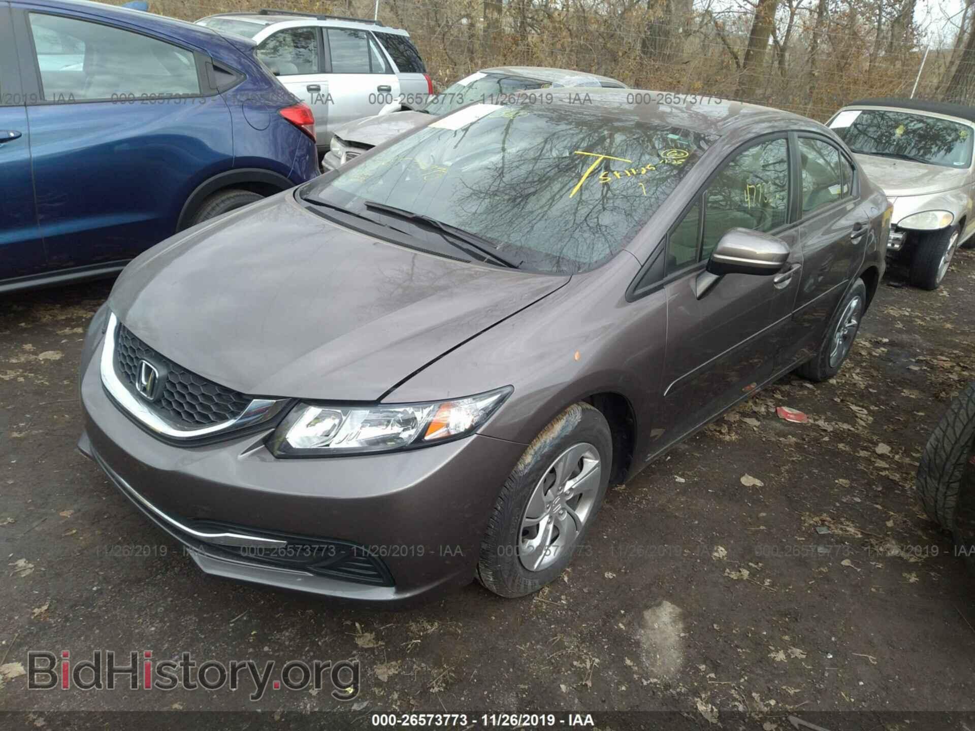 2014 HONDA CIVIC - VIN: 2HGFB2F59EH539093 - Фото 2