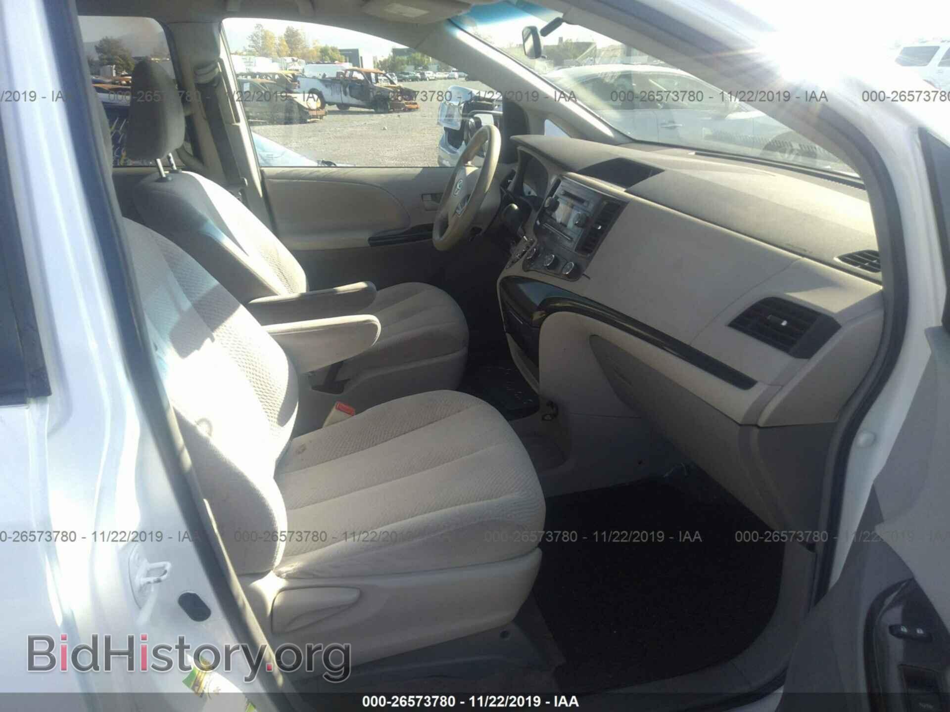 2012 TOYOTA SIENNA - VIN: 5TDKA3DC0CS014784 - Фото 5