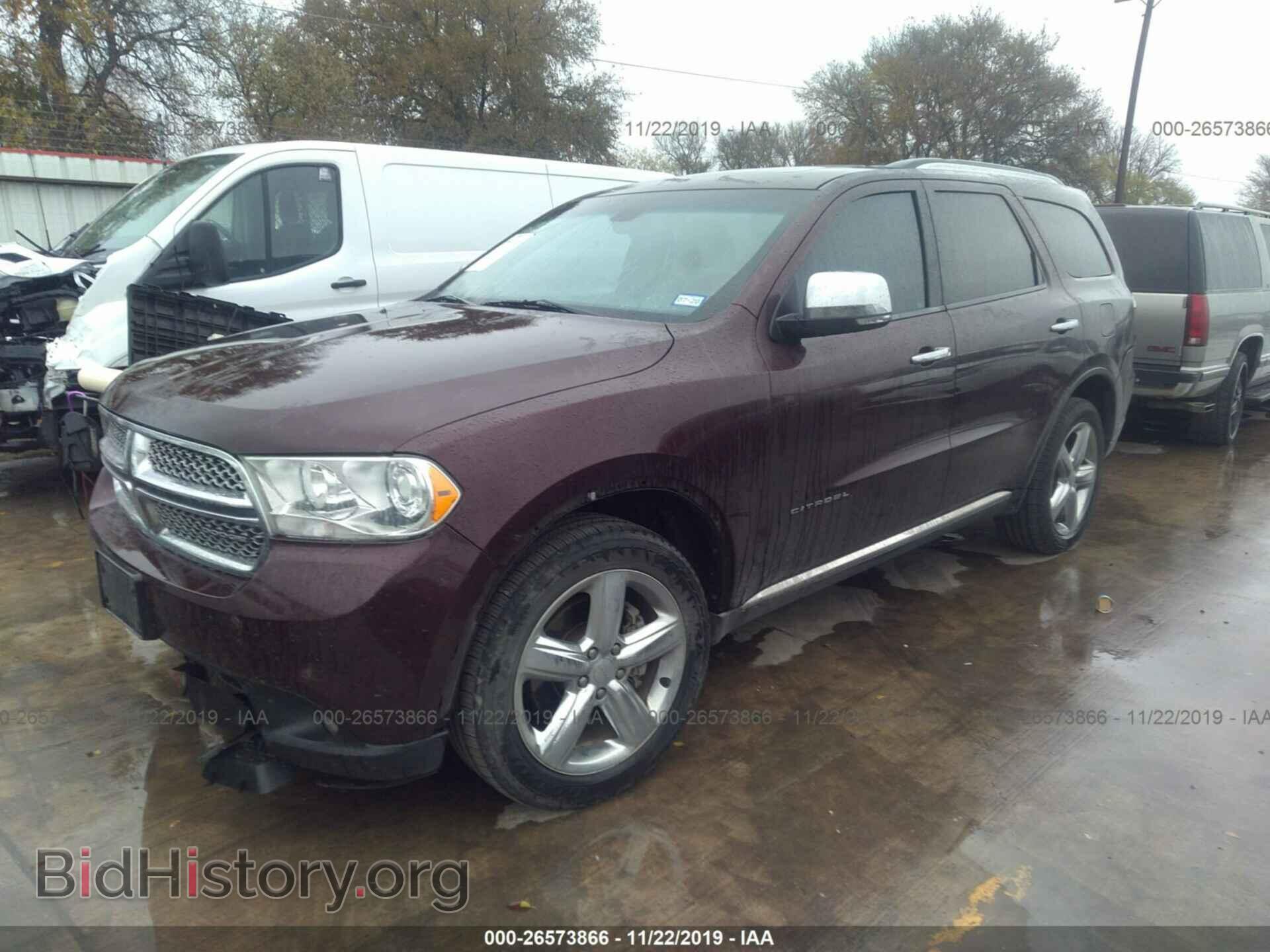 2012 DODGE DURANGO - VIN: 1C4RDHEG5CC121013 - Фото 2