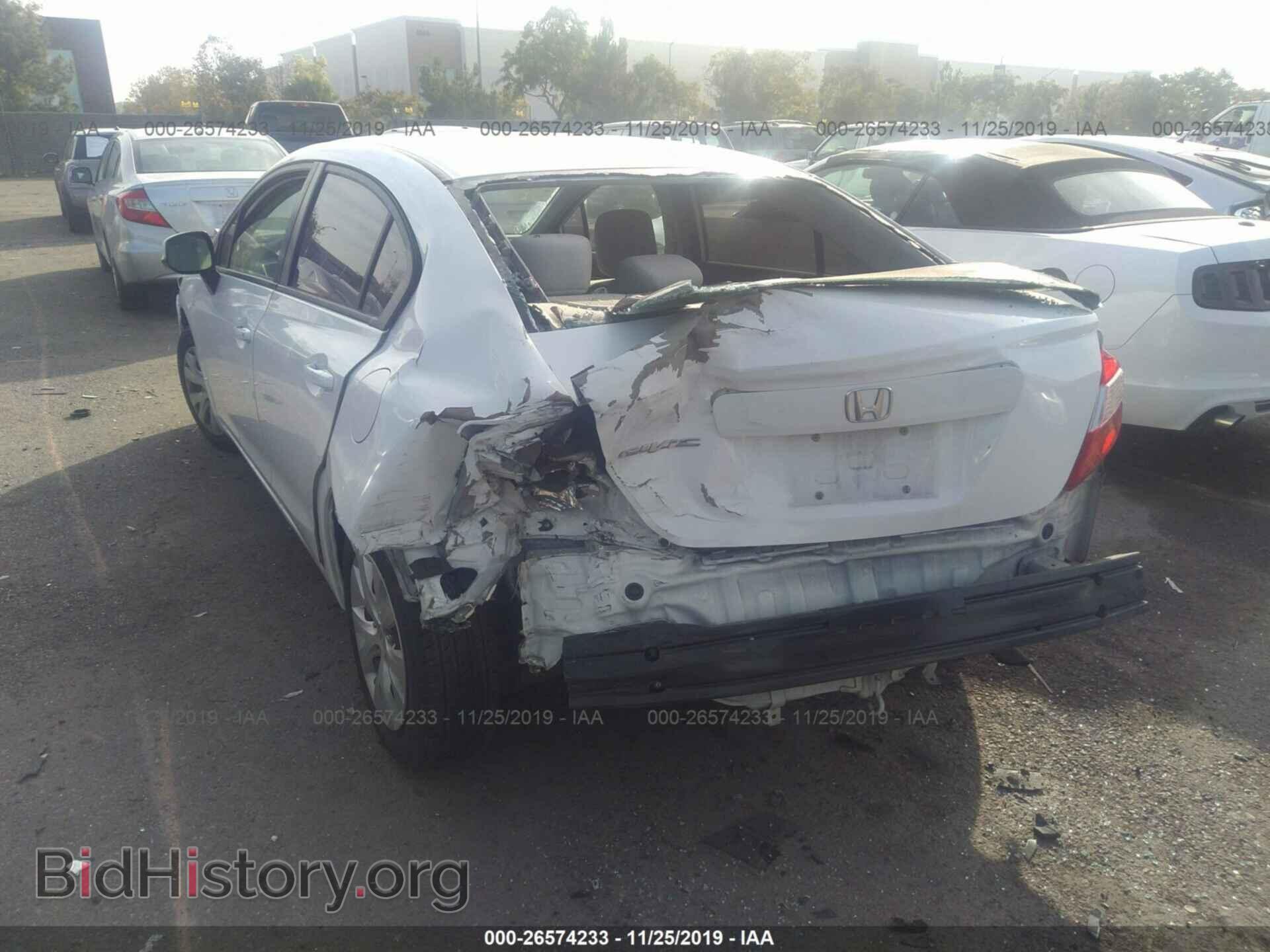 2012 HONDA CIVIC - VIN: 19XFB2F56CE309549 - Photo 3