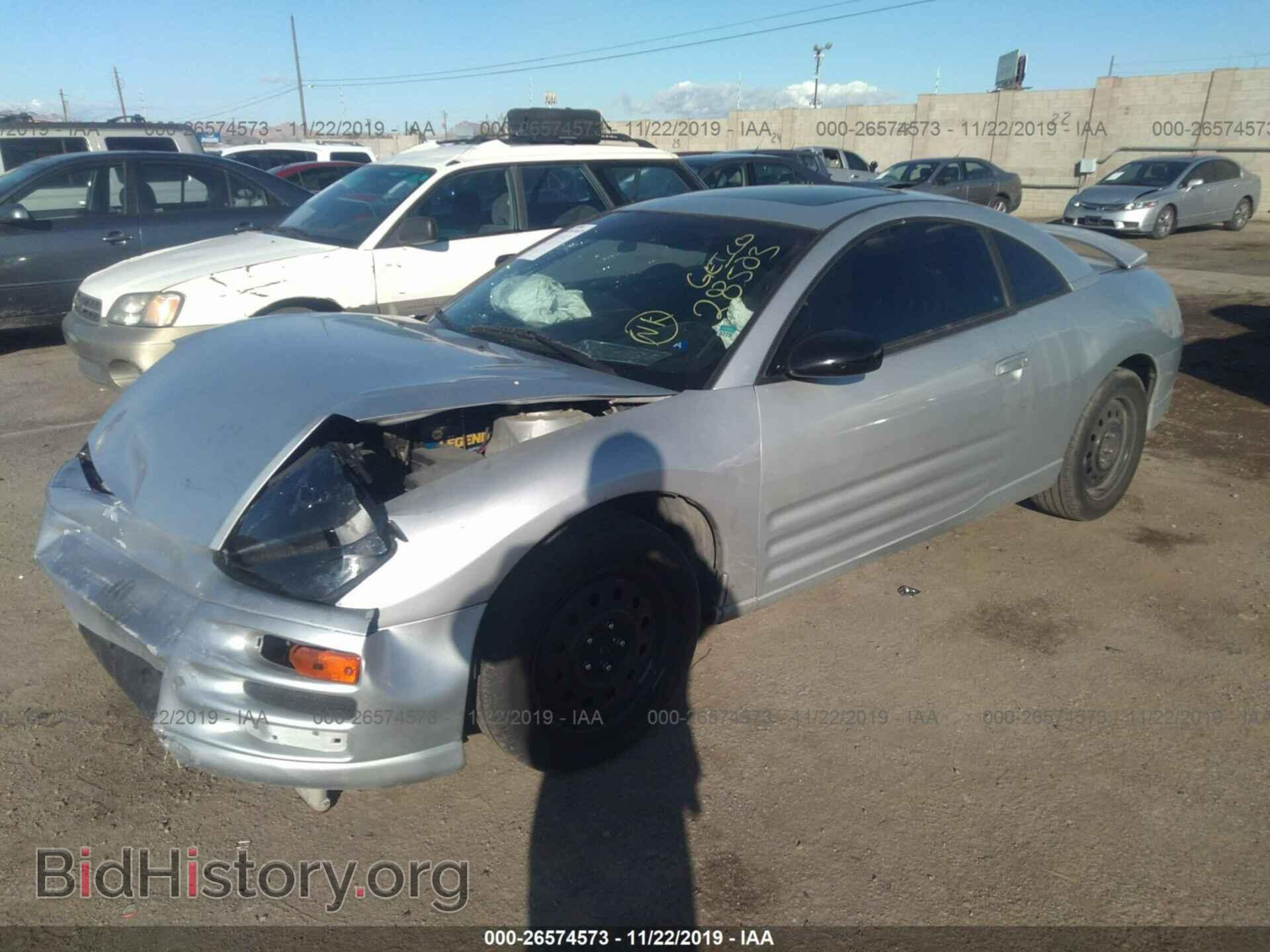 2001 MITSUBISHI ECLIPSE - VIN: 4A3AC44G31E228960 - Photo 2