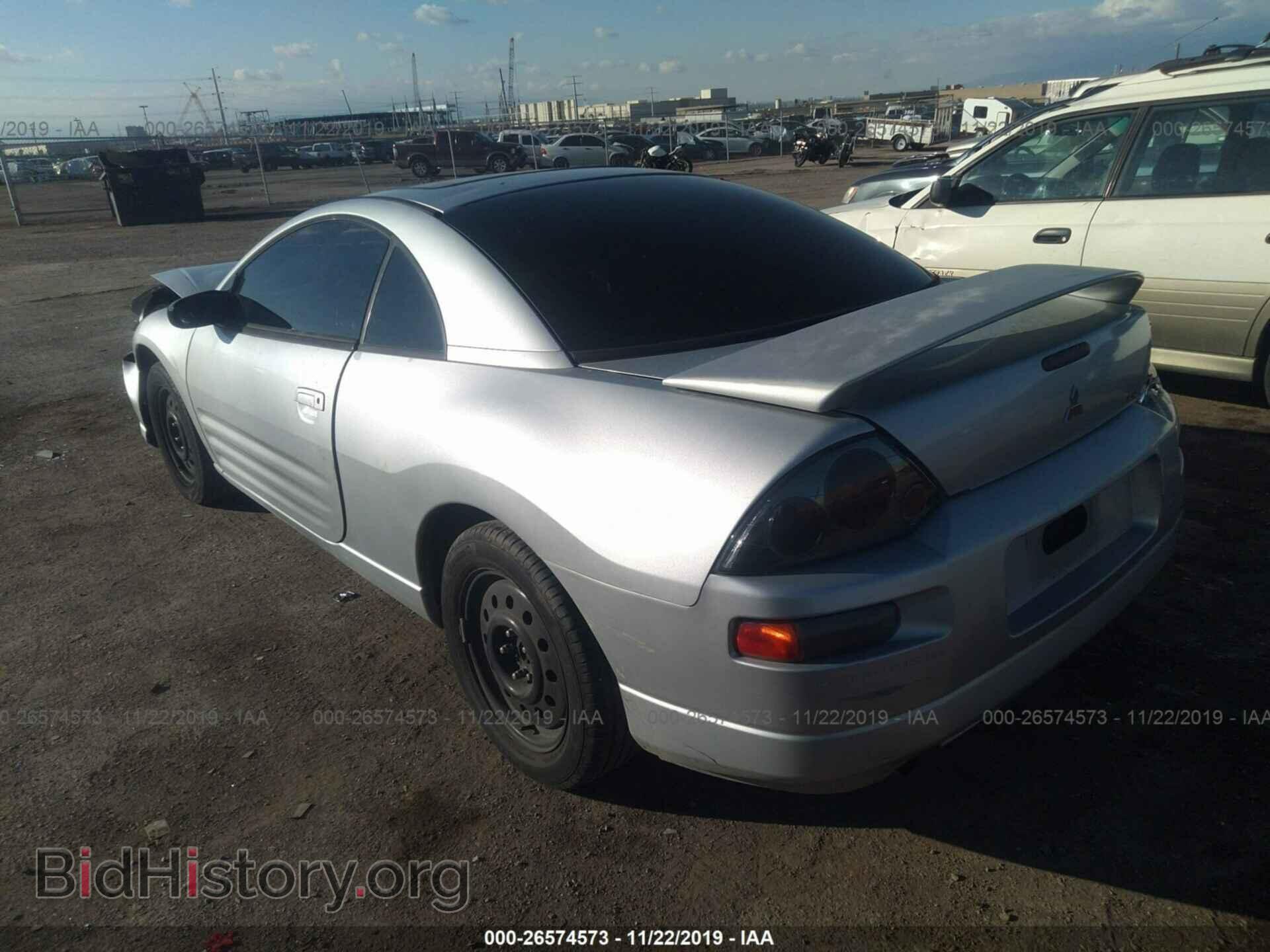 2001 MITSUBISHI ECLIPSE - VIN: 4A3AC44G31E228960 - Photo 3
