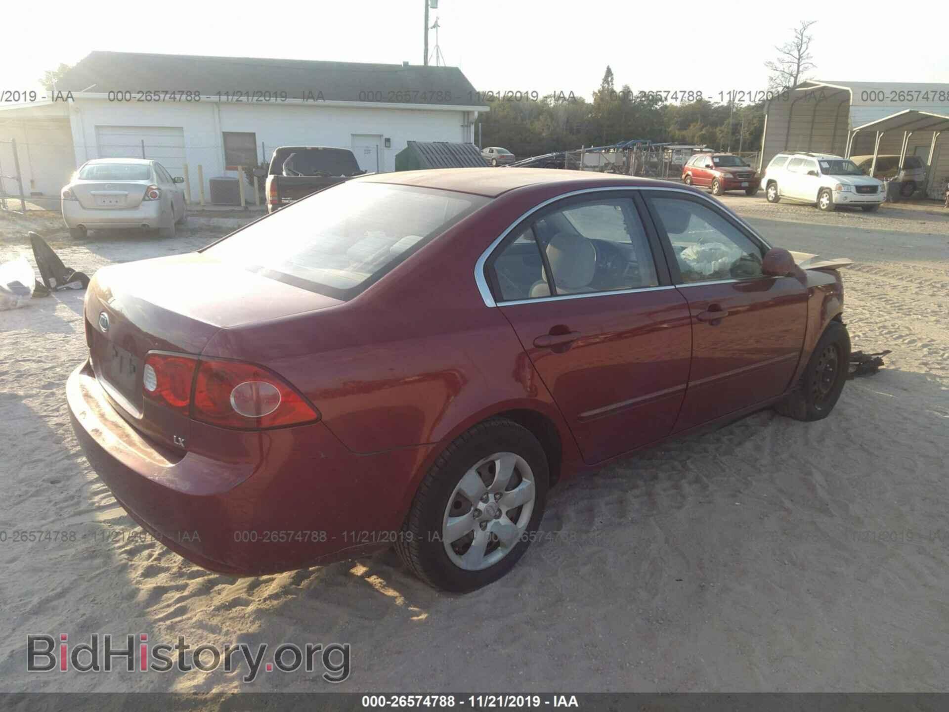 2006 KIA OPTIMA - VIN: KNAGE123765034233 - Фото 4