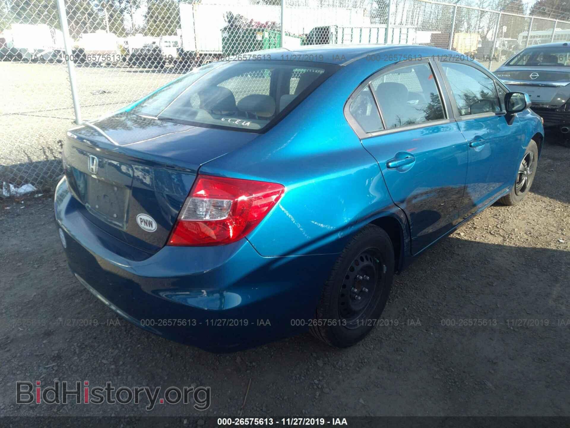 2012 Honda Civic - VIN: 19XFB2F57CE342785 - Фото 4