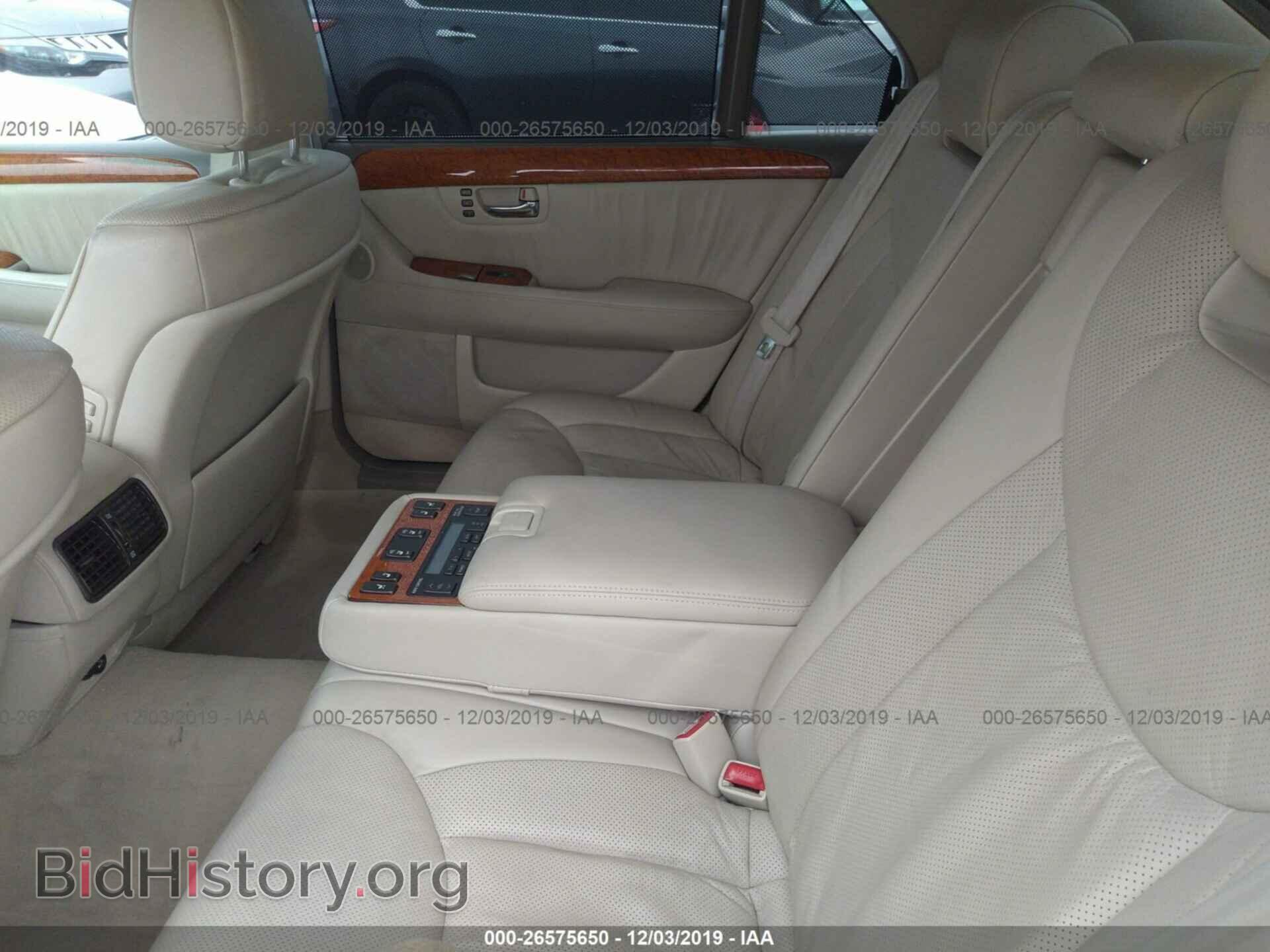 2004 LEXUS LS - VIN: JTHBN36F440156392 - Фото 8