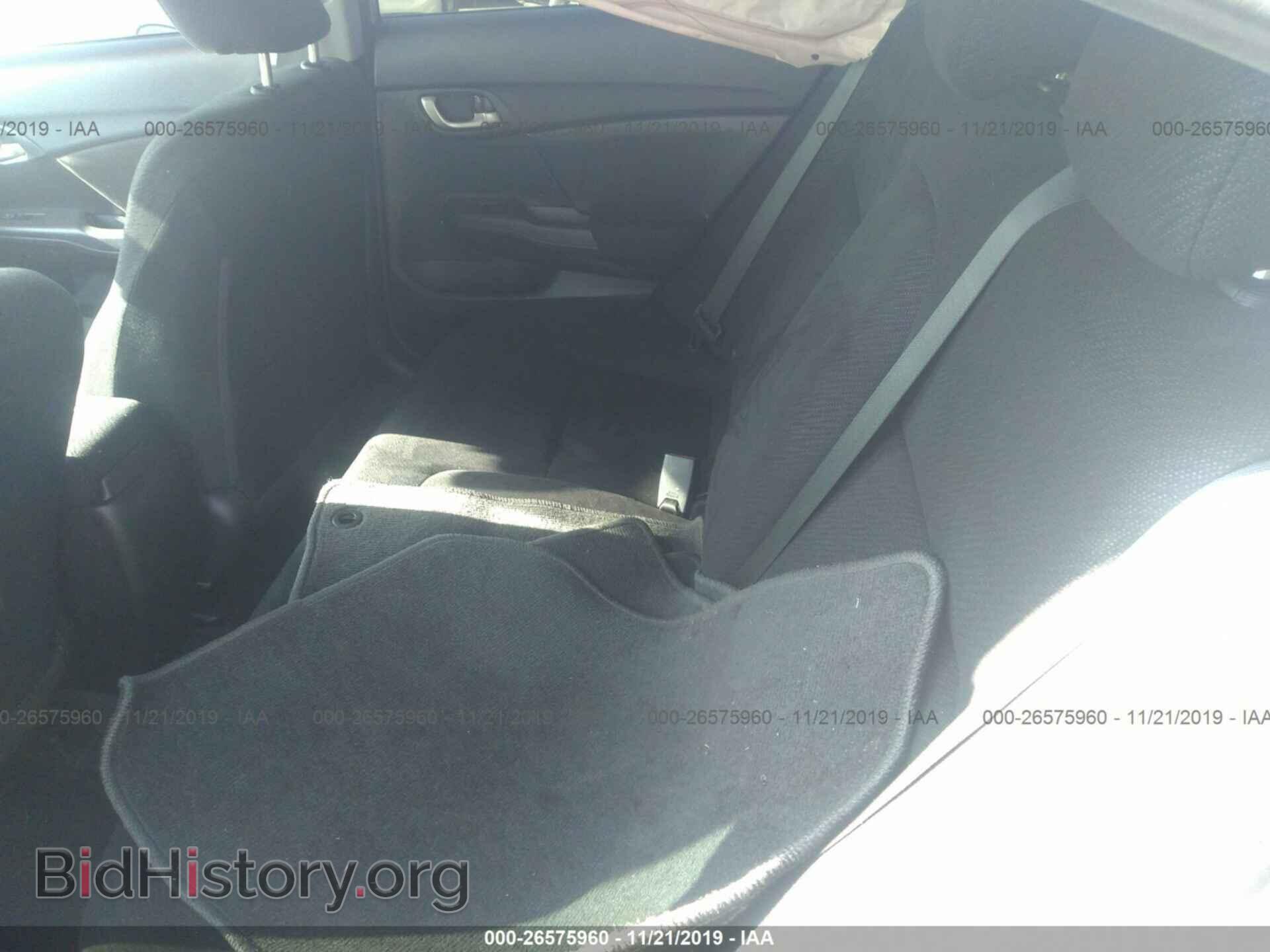 2013 HONDA CIVIC - VIN: 19XFB2F5XDE257862 - Фото 8