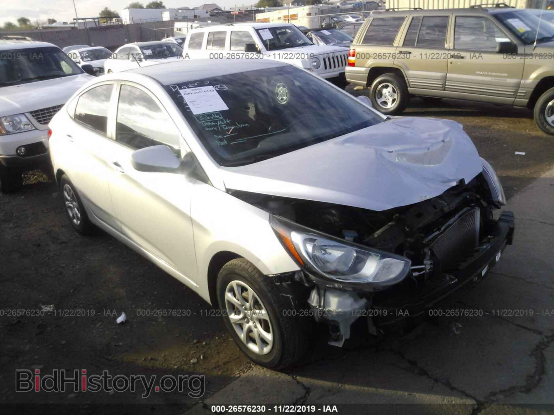 Фотография KMHCT4AE2DU558156 - HYUNDAI ACCENT 2013