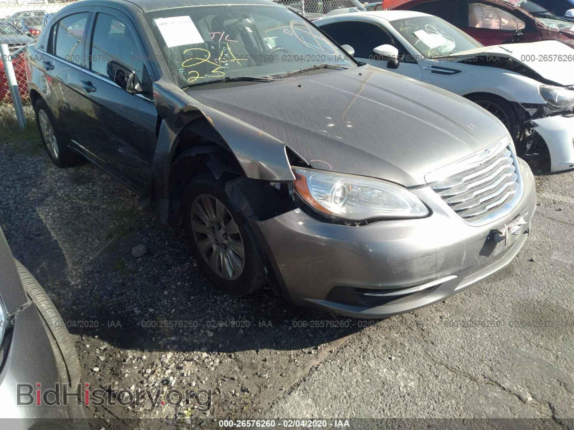 Фотография 1C3CCBAB0CN236143 - CHRYSLER 200 2012
