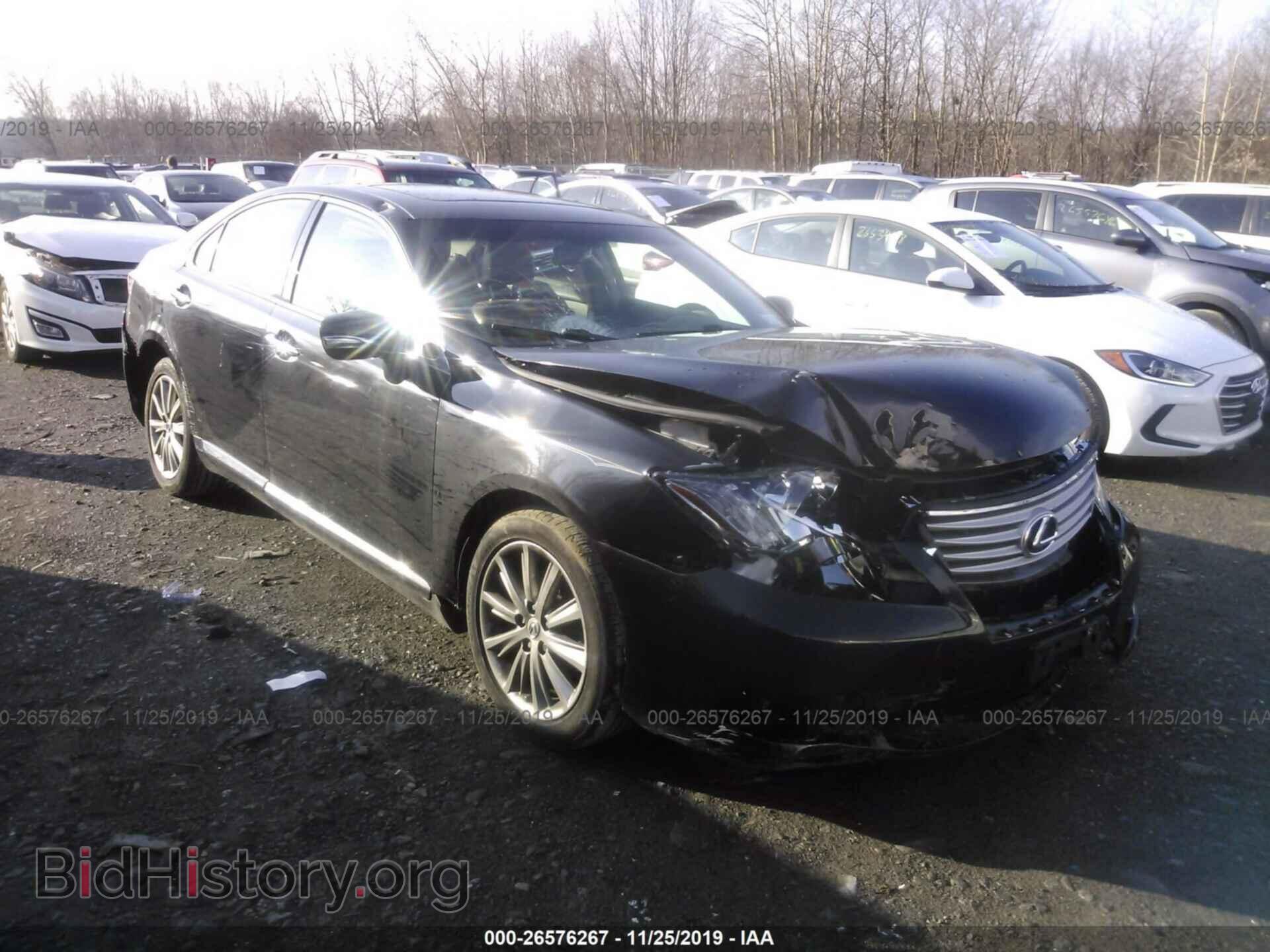 Photo JTHBK1EG9C2476110 - LEXUS ES 2012