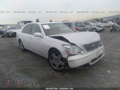 2005 Lexus LS 430, white — VIN JTHBN36F055010141, IAAI