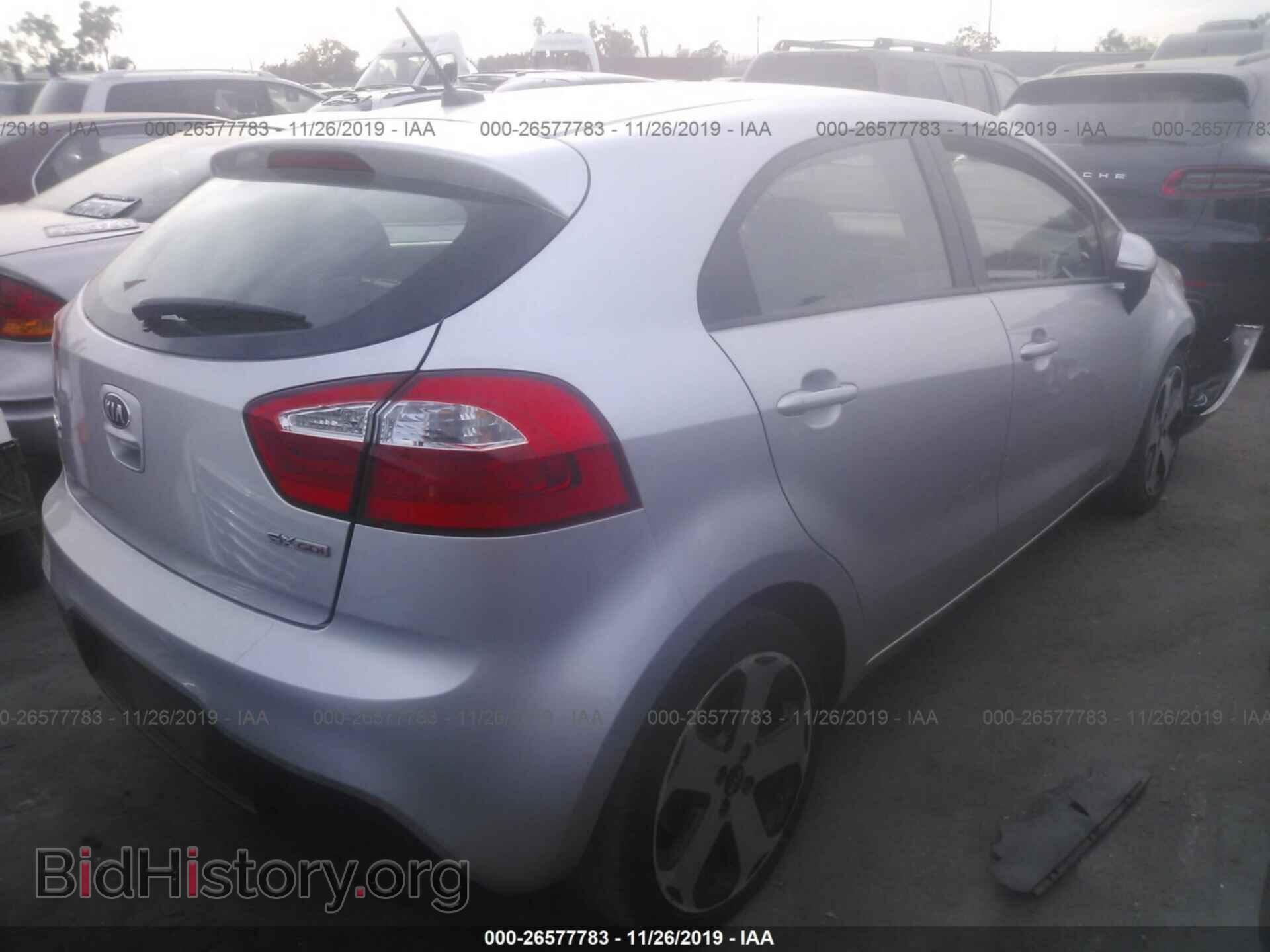 2013 KIA RIO - VIN: KNADN5A32D6198623 - Фото 4