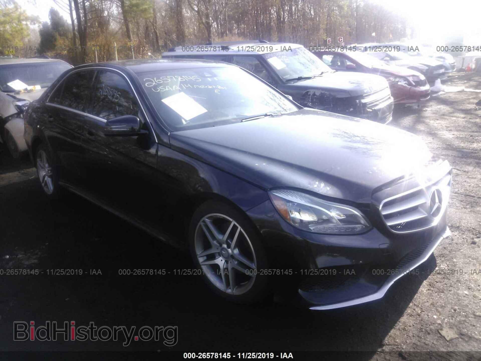 Photo WDDHF8JB0EB043383 - MERCEDES-BENZ E 2014